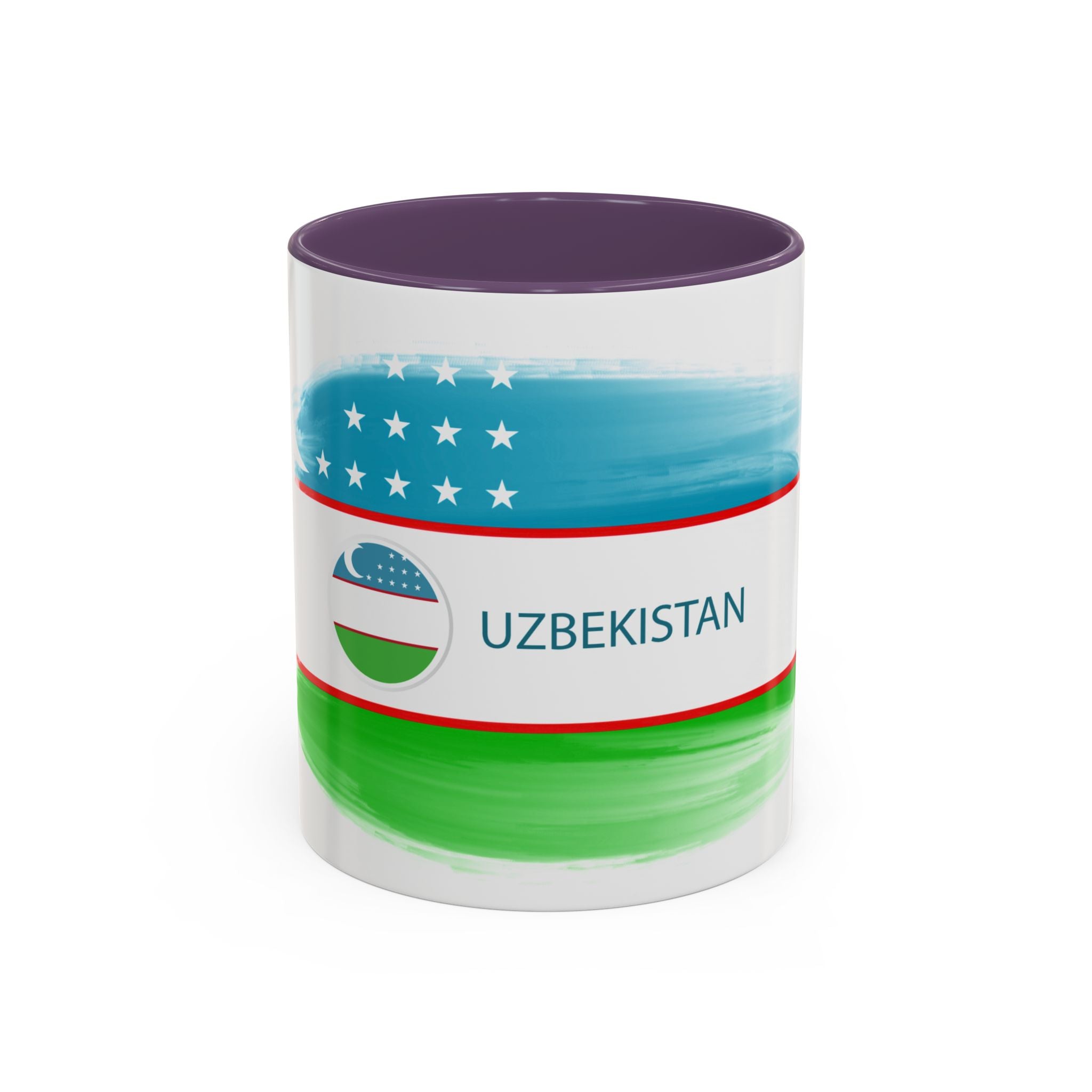 Uzbekistan Accent Coffee Mug (11, 15oz)