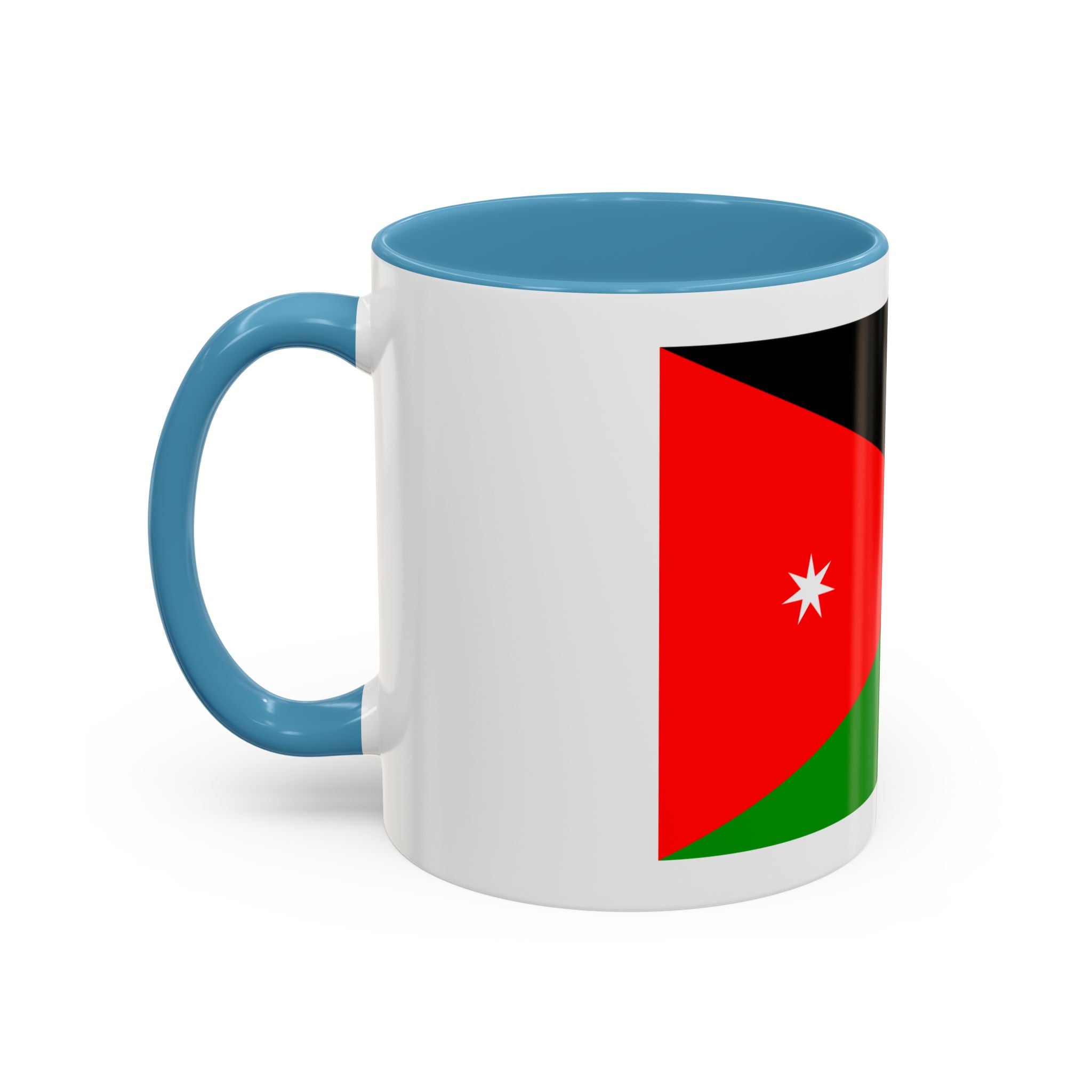 Jordan Flag Accent Coffee Mug – Patriotic Jordanian Tea & Coffee Cup (11/15oz)