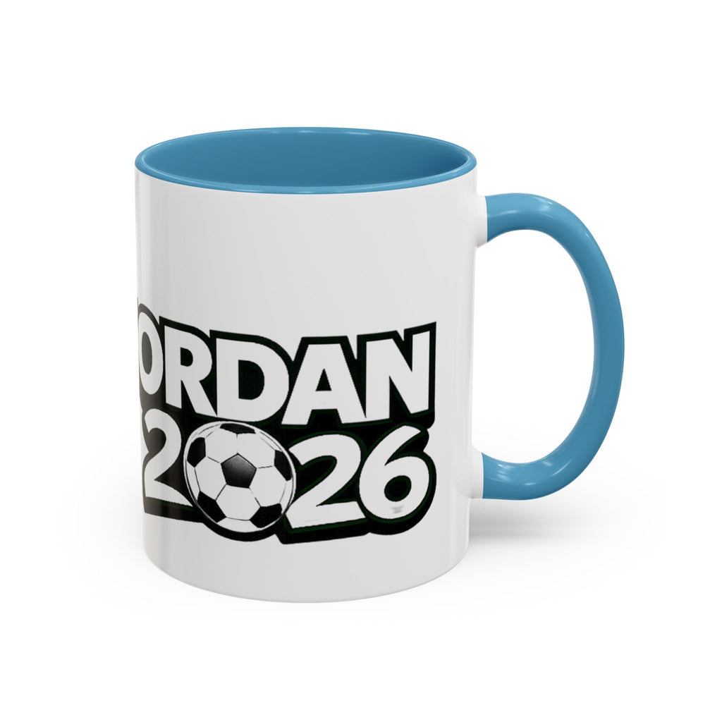 Jordan 2026 Soccer Fan Accent Coffee Mug