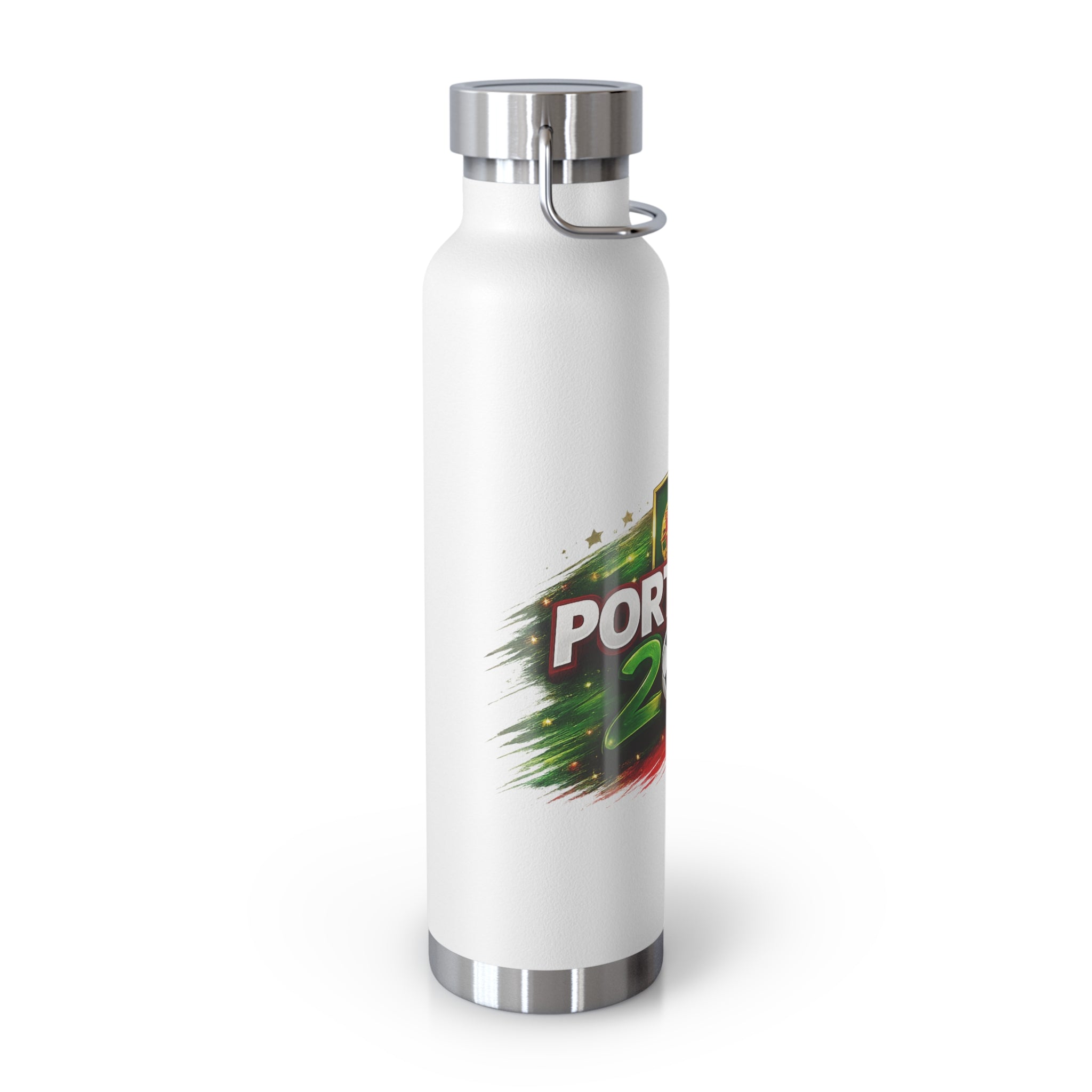 Portugal 2026 Soccer Stainless Bottle — 22oz Insulated Vacuum Tumbler