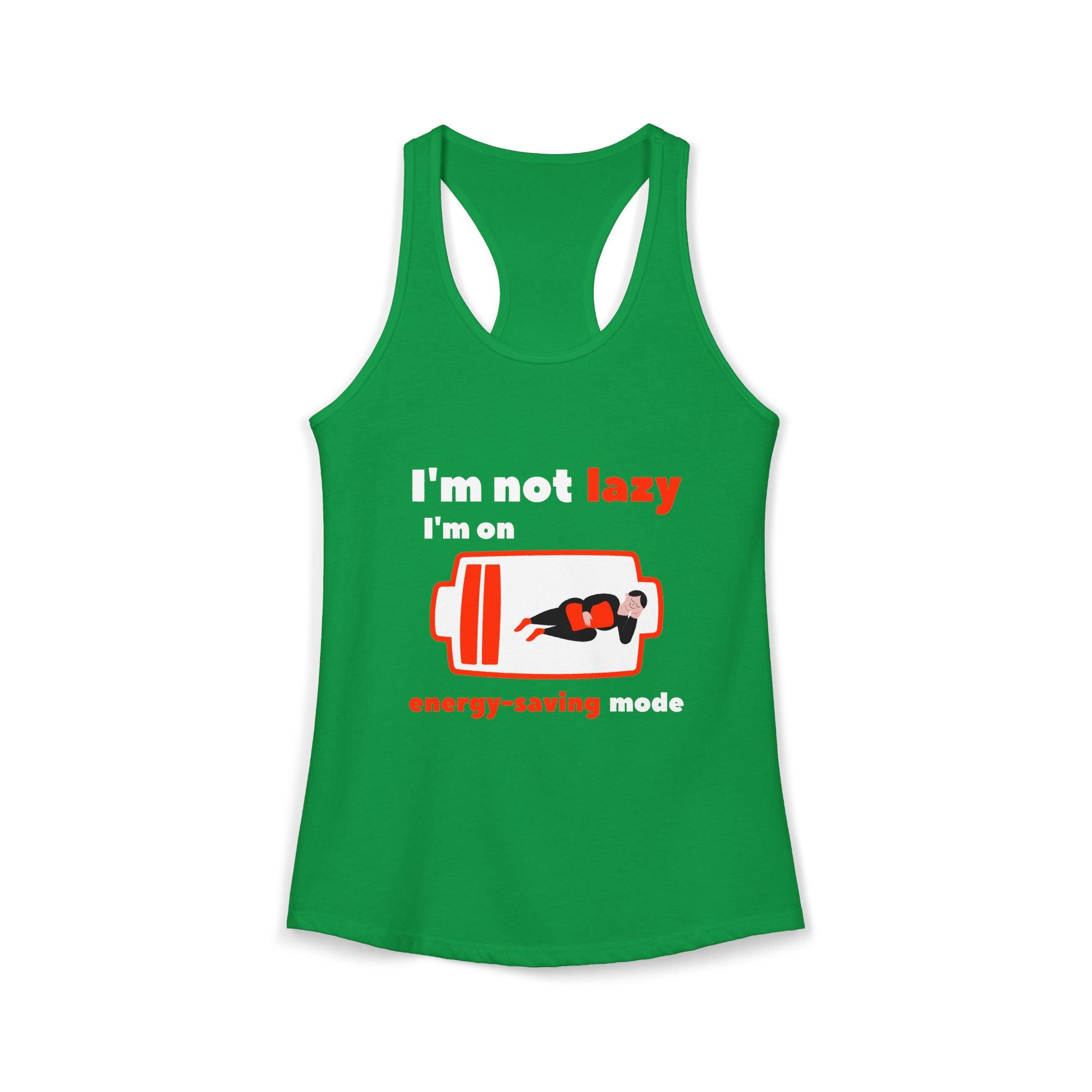 I am not lazy Women's Ideal Racerback Tank