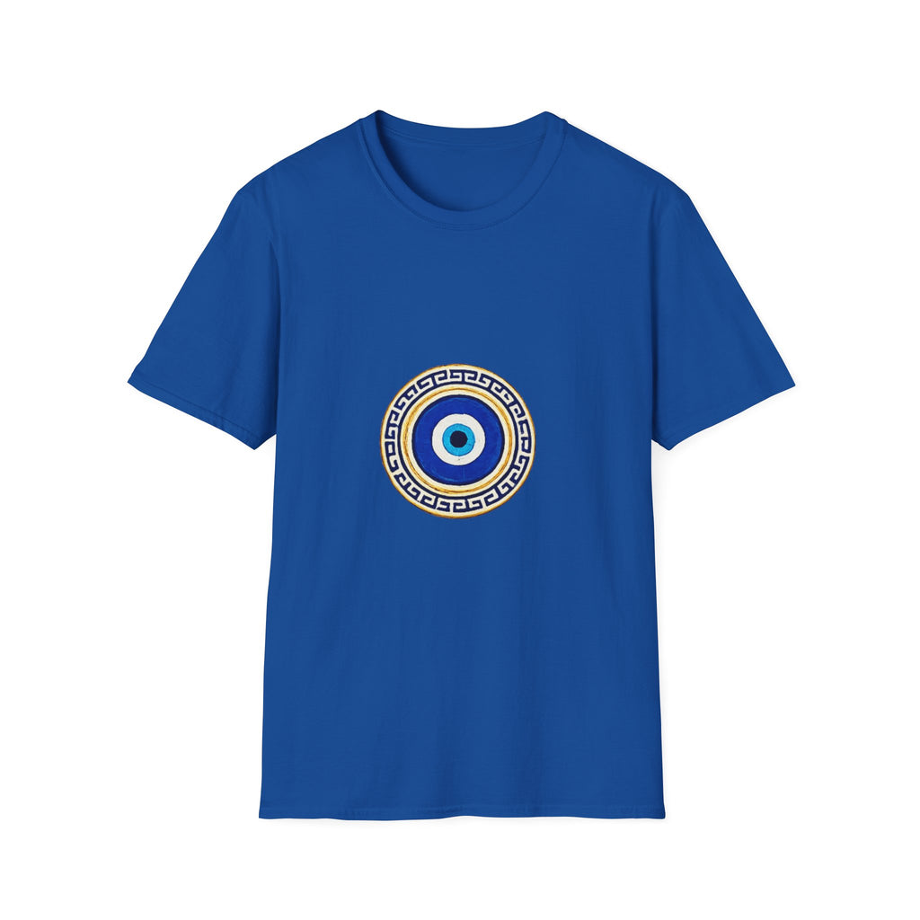 Evil Eye Crescent Lantern T‑Shirt — Protective Nazar Tee with Moon Lantern Design