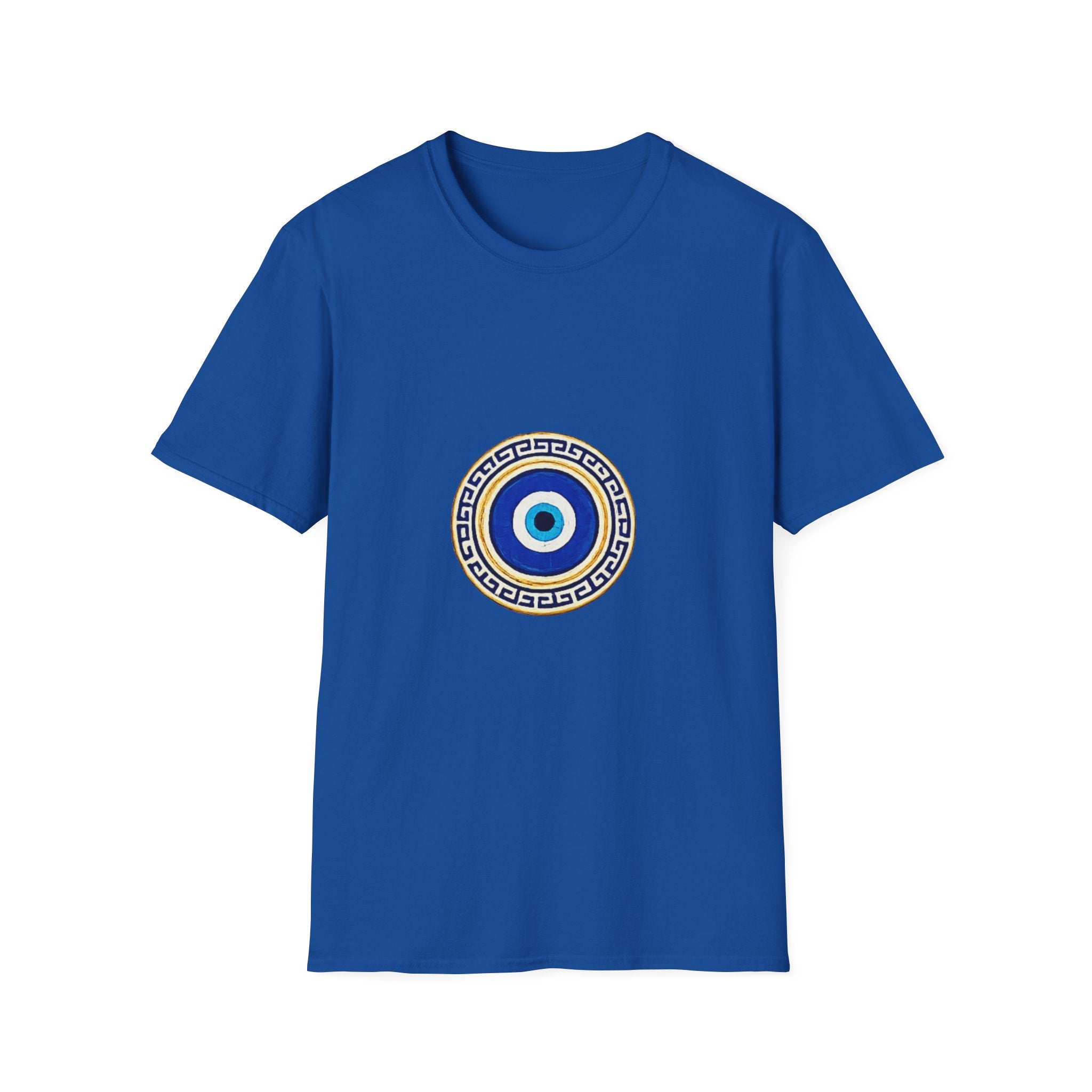 Evil Eye Crescent Lantern T‑Shirt — Protective Nazar Tee with Moon Lantern Design