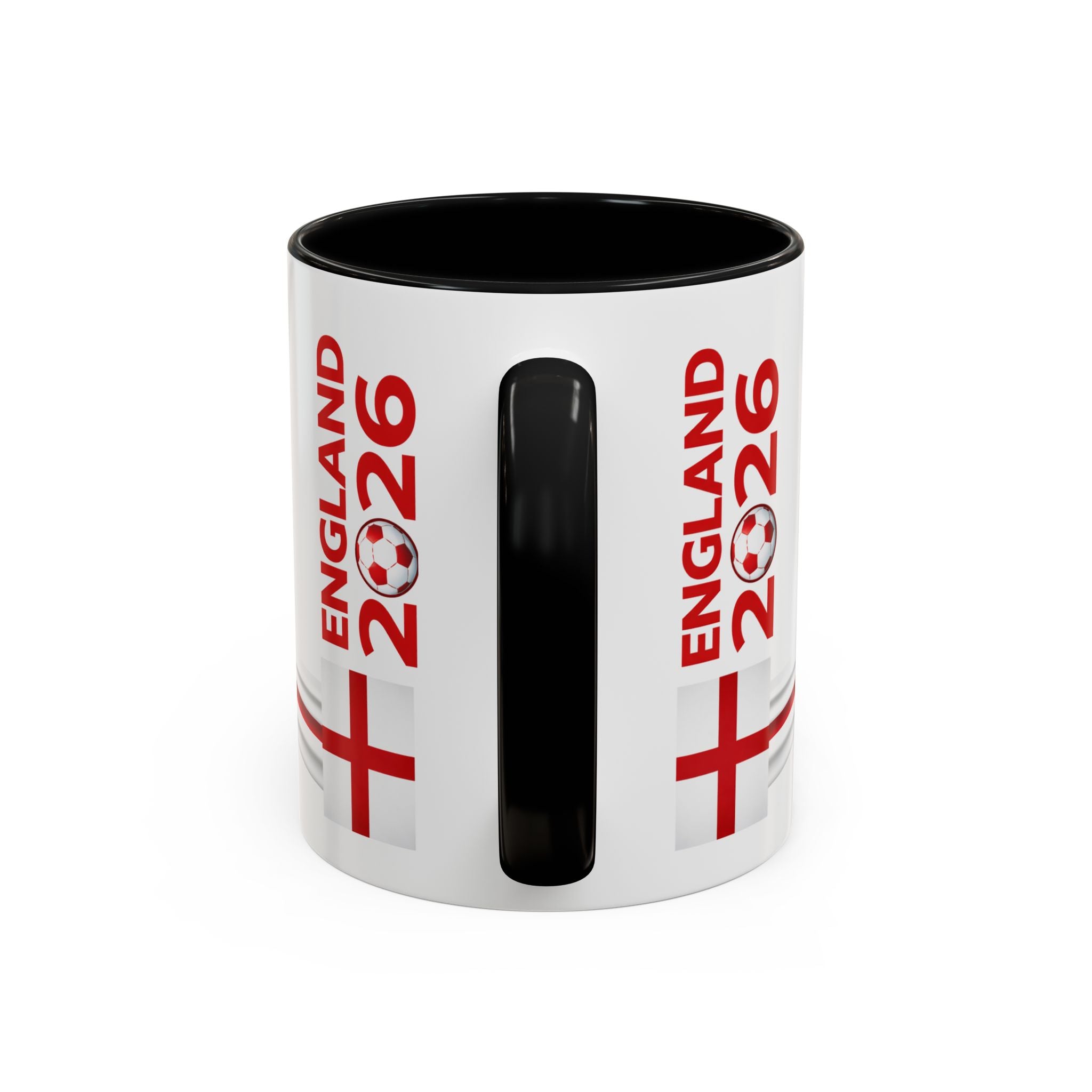 England 2026 Soccer Cup Accent Coffee Mug