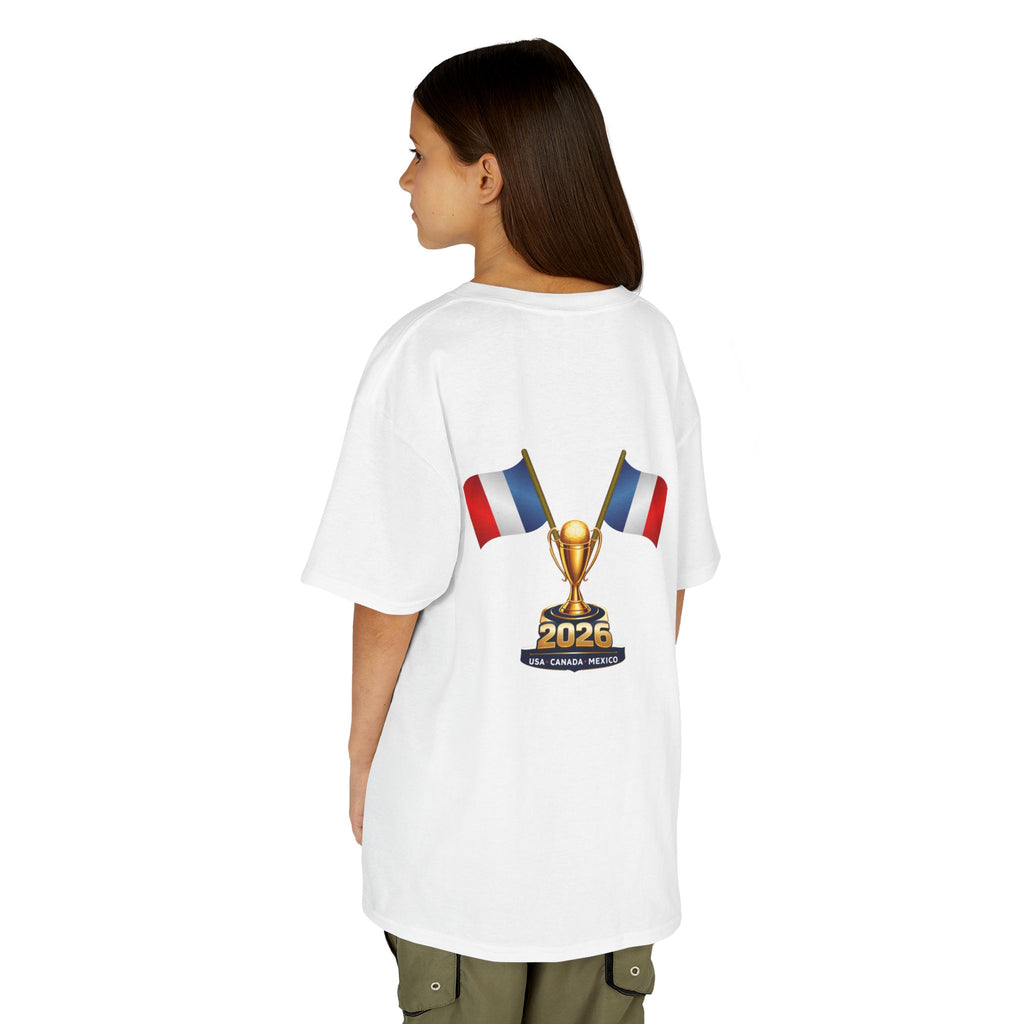 France 2026 Kids T‑Shirt — World Cup Trophy & French Flag Soccer Tee
