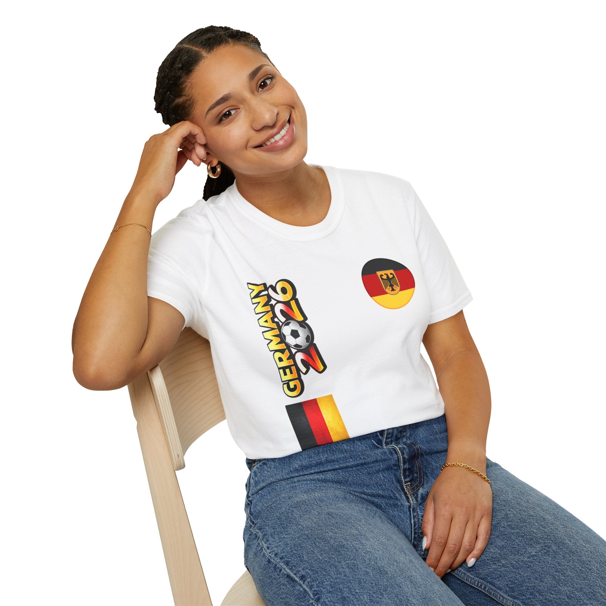 Germany 2026 Soccer T-Shirt — German Flag Football Fan Tee