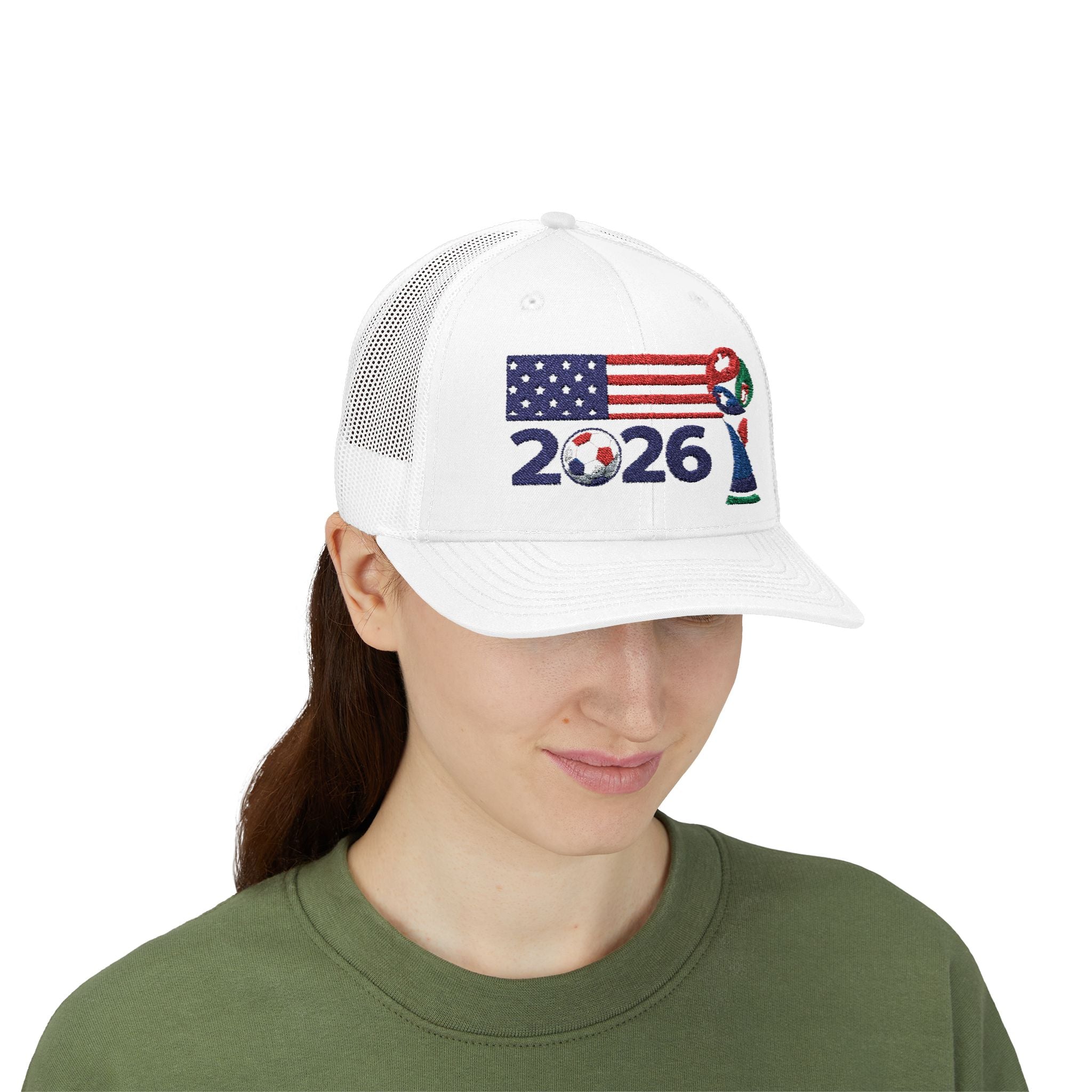 Trucker Cap - 2026 USA Cup Soccer Flag Design