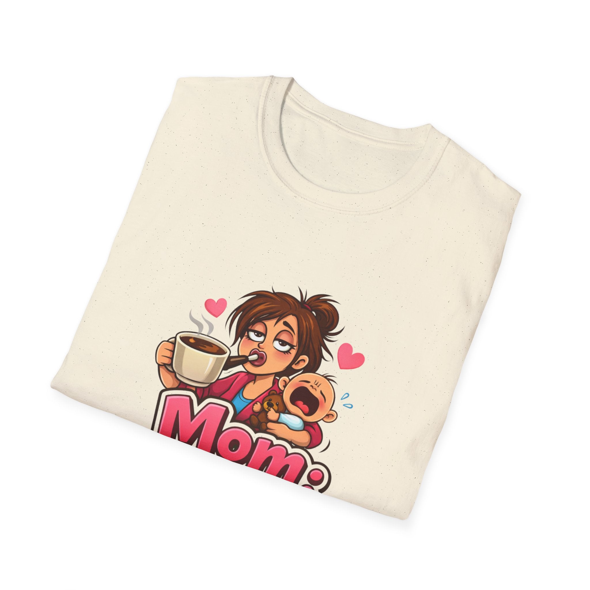 Mom: Powered by Coffee & Patience T-Shirt