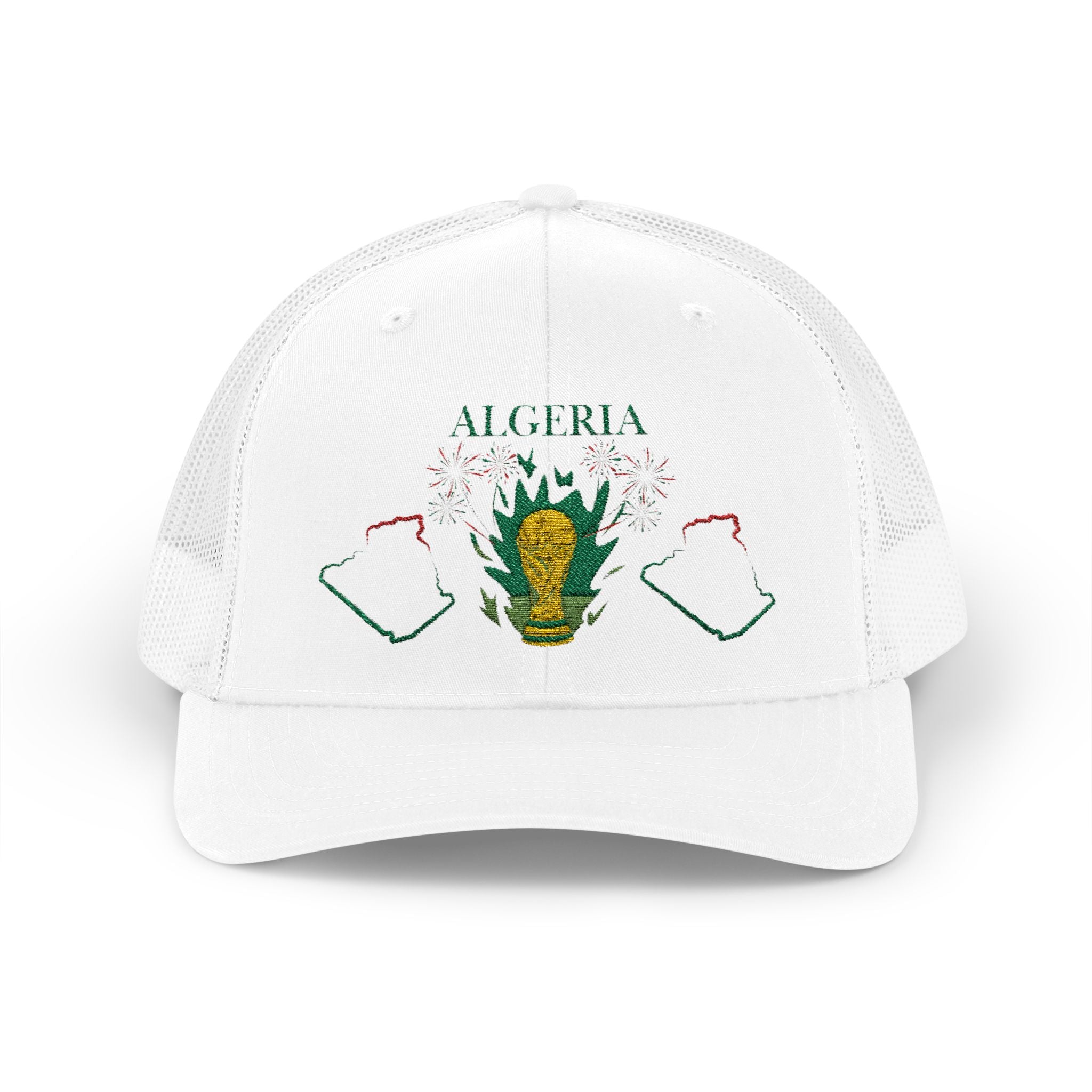Algeria Trucker Hat — Vintage Palm Crest Snapback Cap
