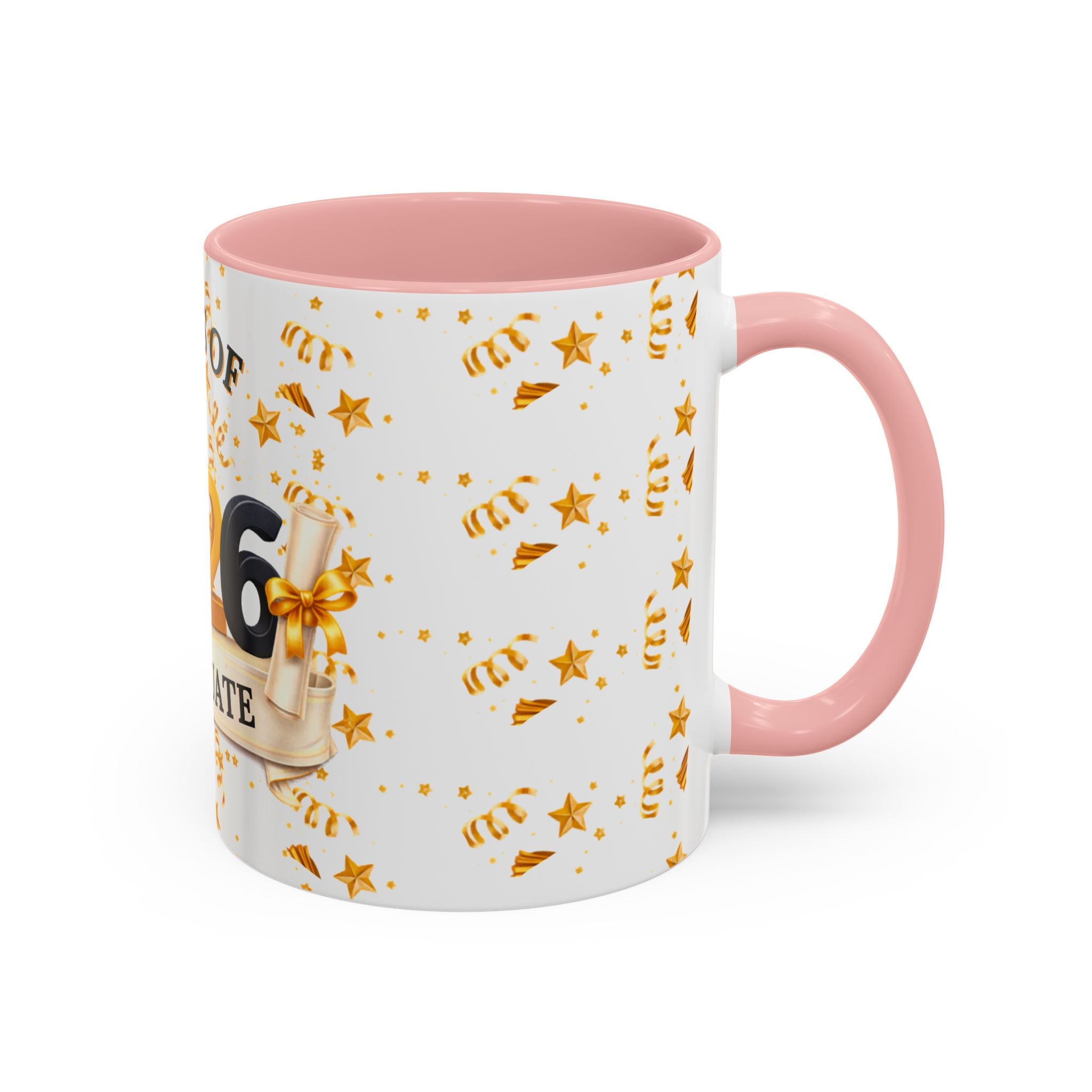 Class of 2026 Graduate Accent Coffee Mug – Black Interior, Graduation Gift