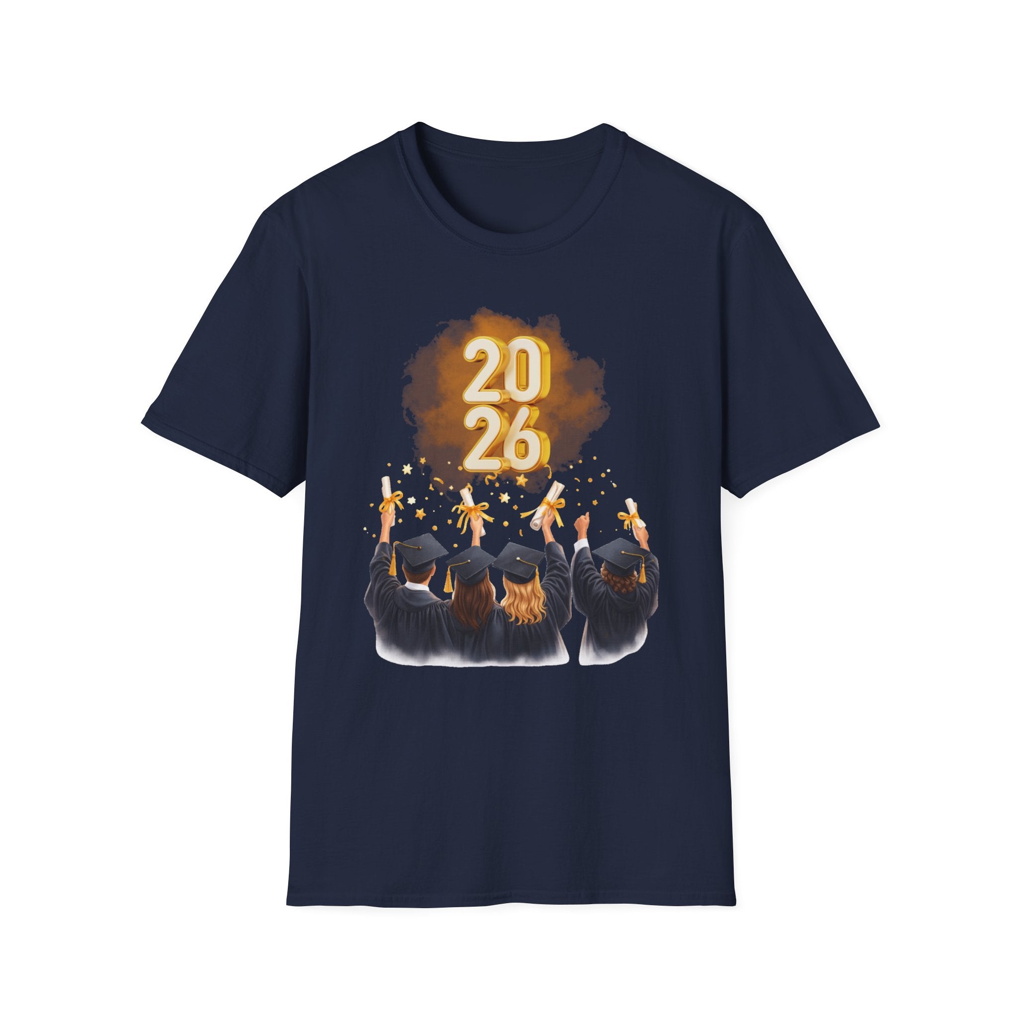 2026 Graduation T-Shirt – Class of 2026 Cap Toss Celebration Tee
