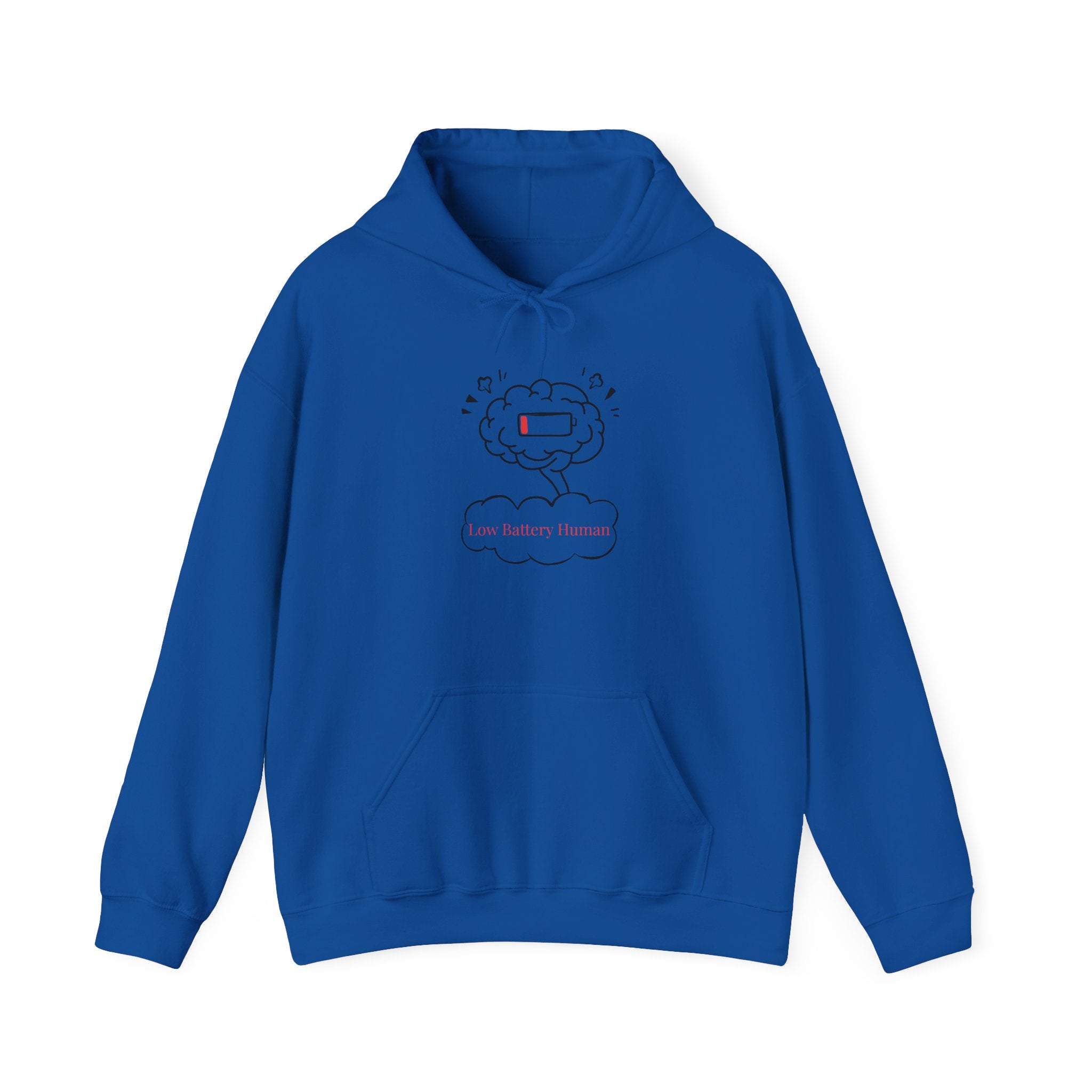 Low Battery Human Unisex Heavy Blend™ Hooded Sweatshirt