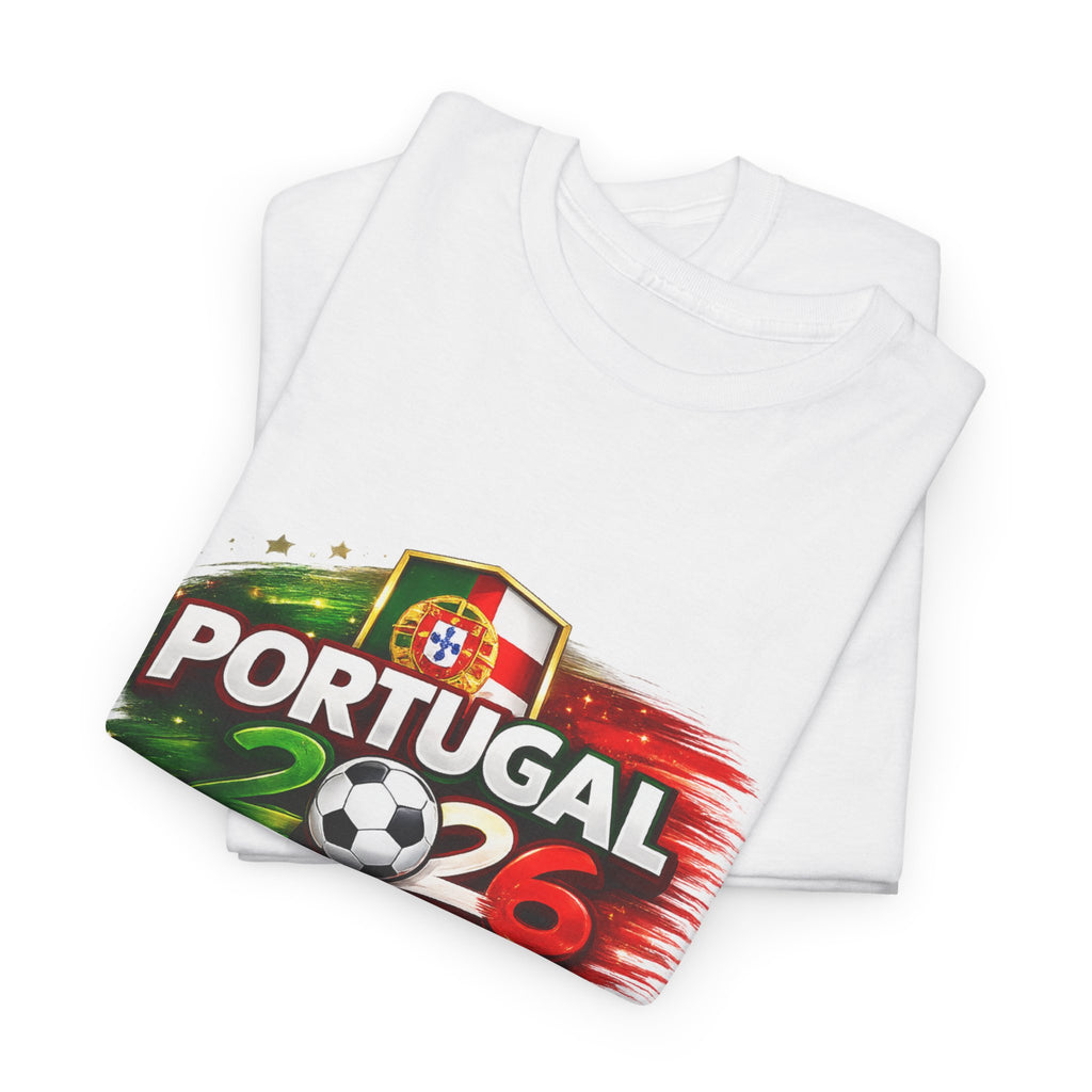 Portugal 2026 Soccer T-Shirt — Cup Style Football Jersey Design