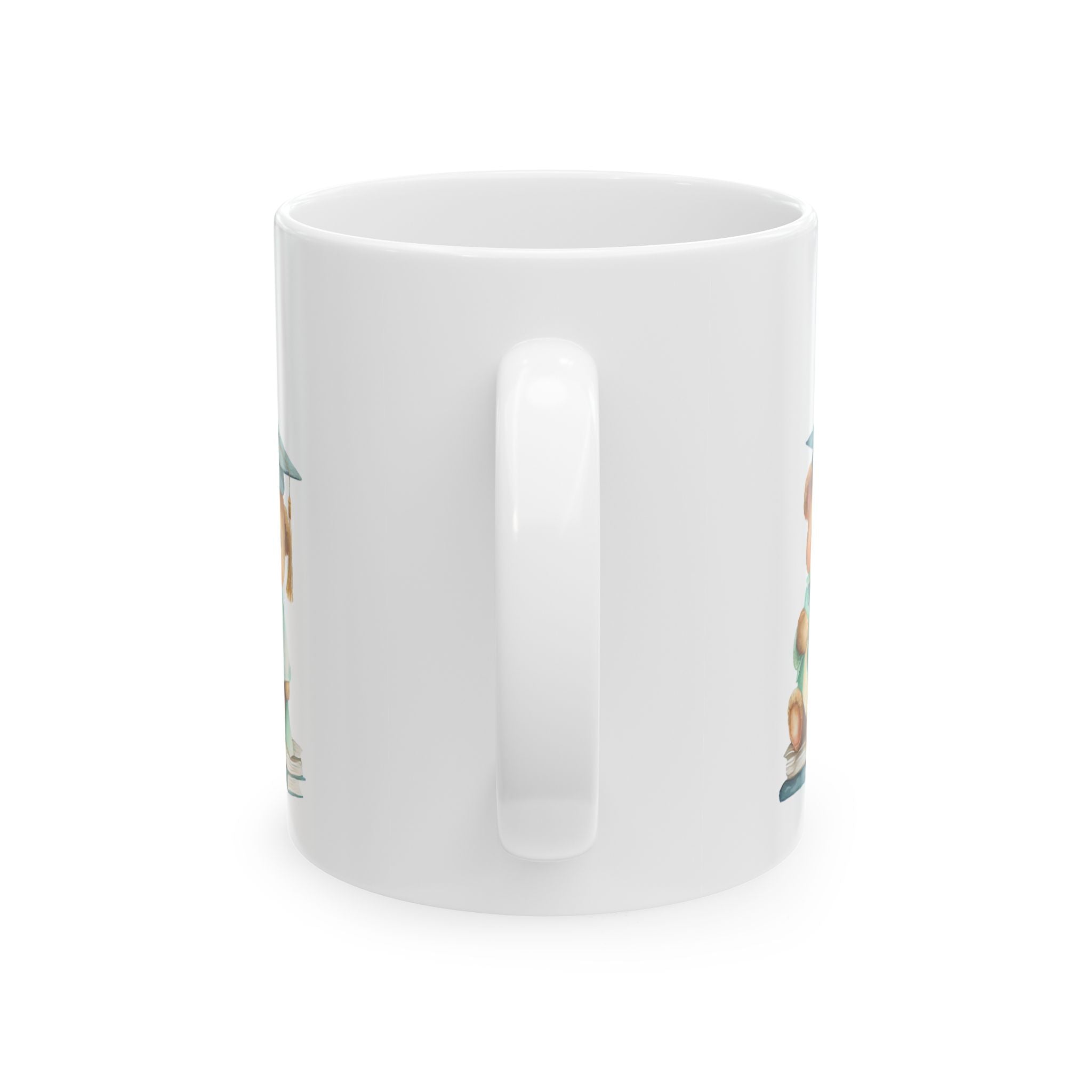 Graduation Teddy Bear Ceramic Mug – 'Happy Graduation' Keepsake (11oz & 15oz)