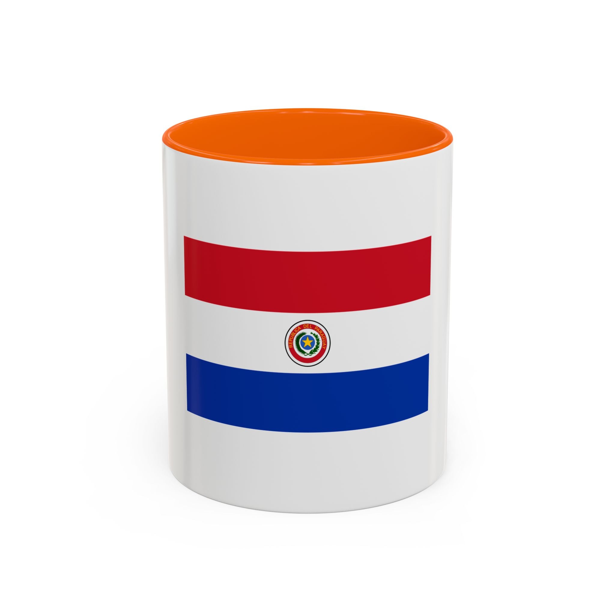 Paraguay Flag Accent Coffee Mug – Patriotic 11/15oz Ceramic Mug