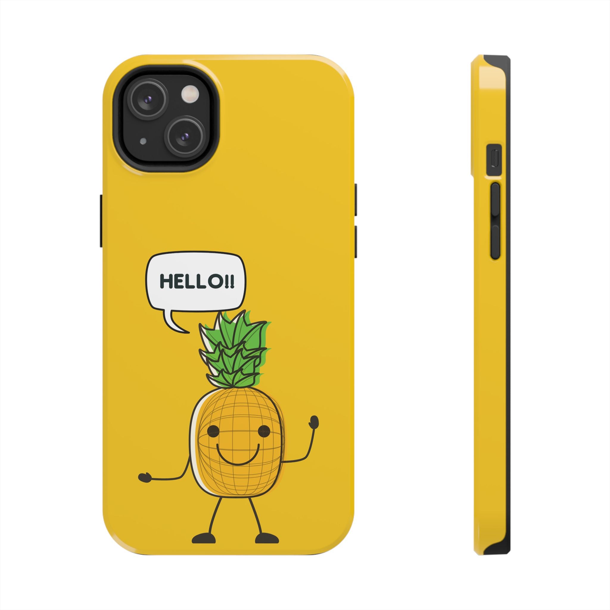 Pineapple 'HELLO!!' Tough Phone Case