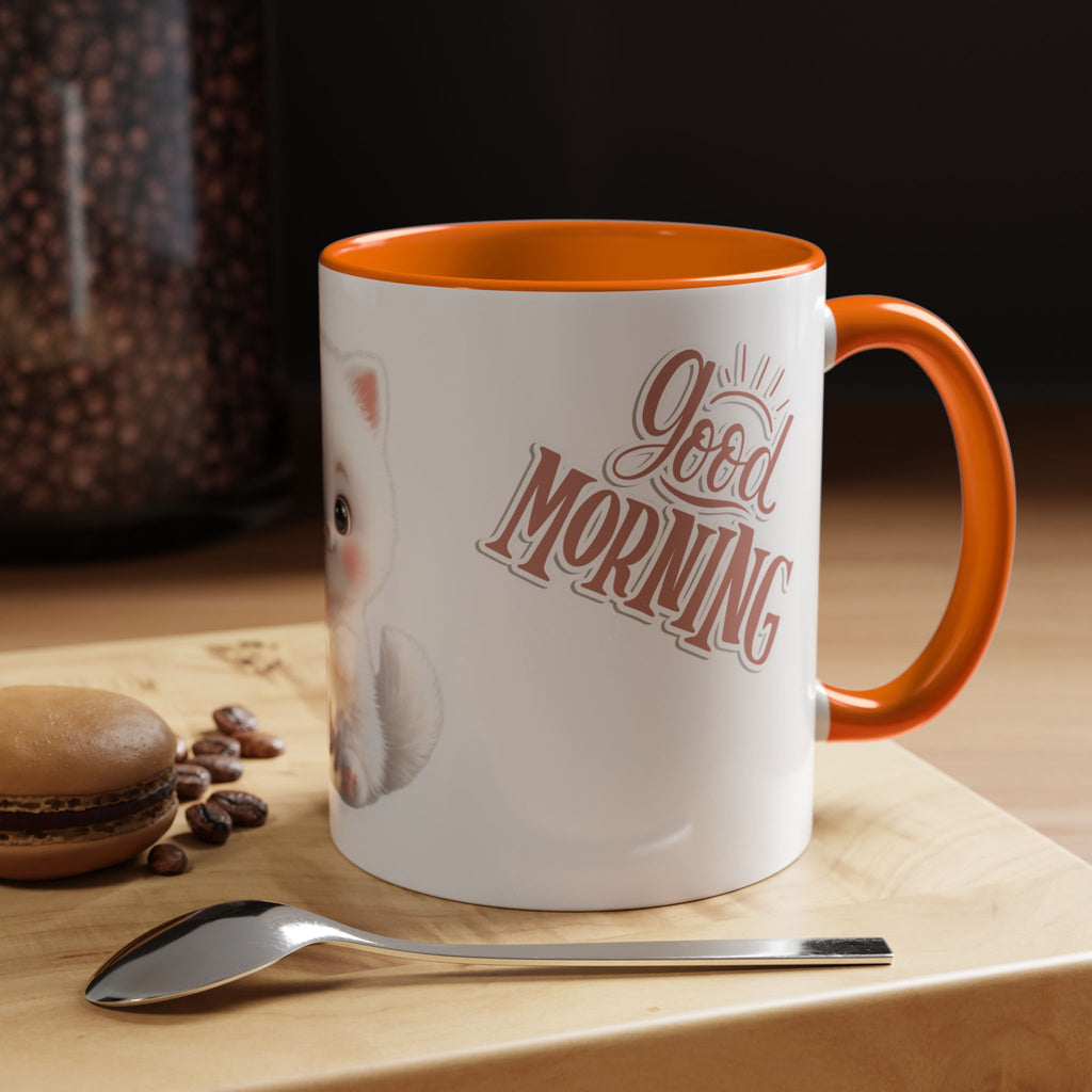 Good Morning Cute Kitten Coffee Mug