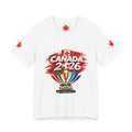 Canada 2026 Soccer Cup T-Shirt — Canada 2026 Trophy & Flag Tee