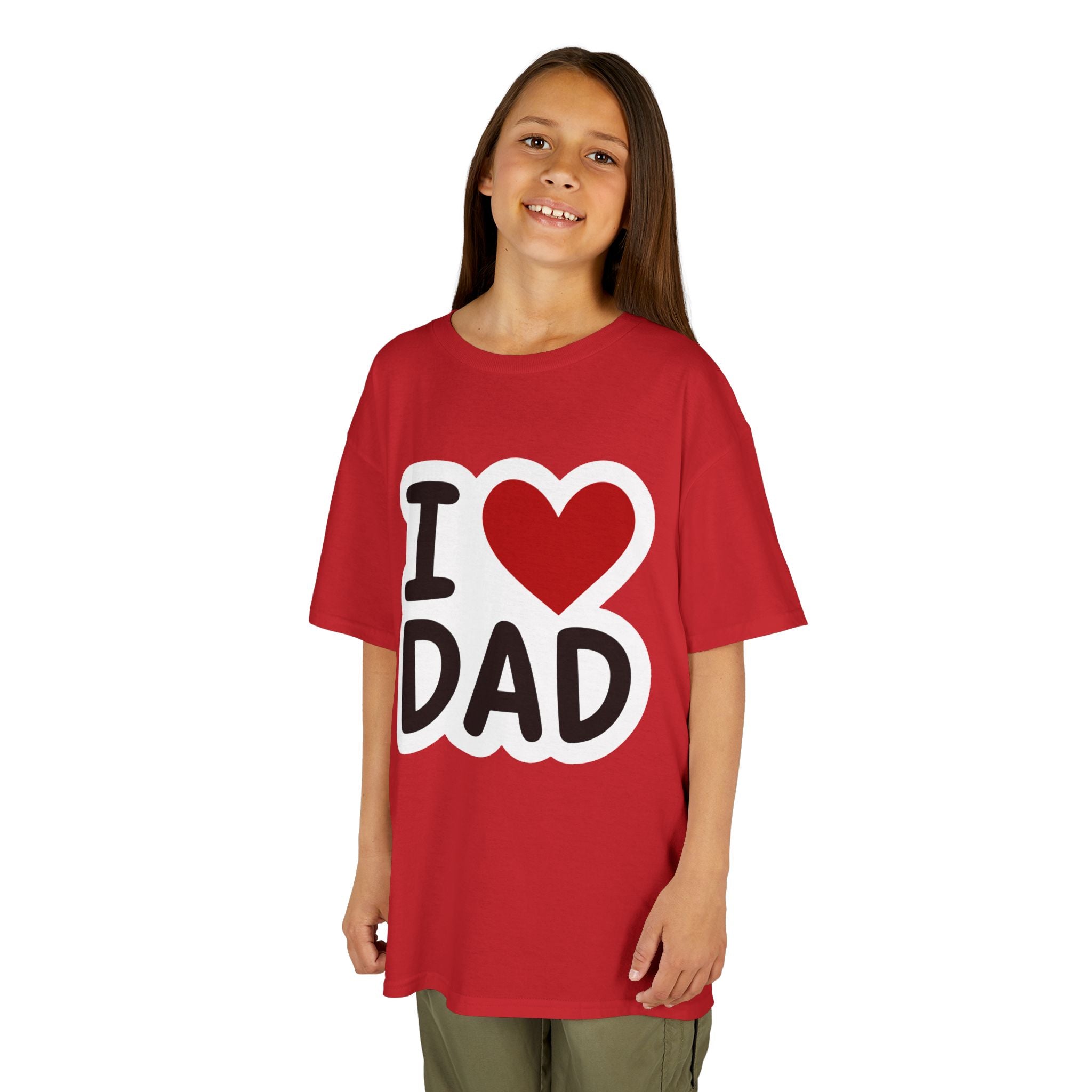 I Love Dad Kids T‑Shirt — Cute Father’s Day Tee for Kids