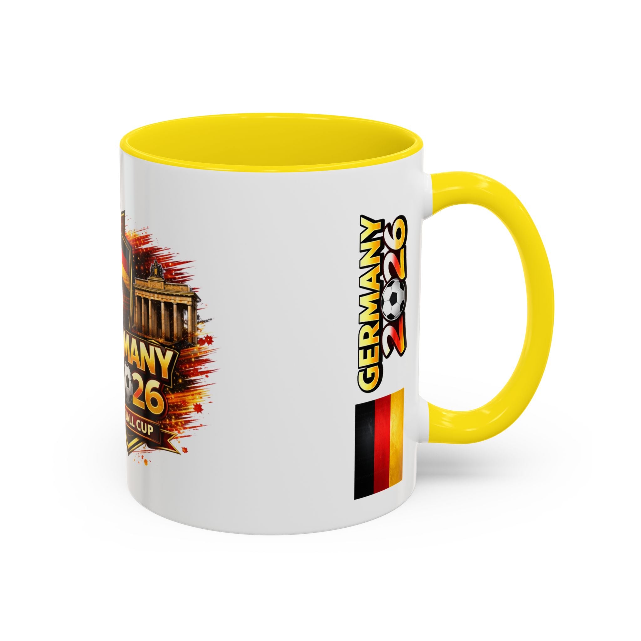 Germany 2026 Football Cup Coffee Mug – Soccer Fan Germany 2026 Accent Mug