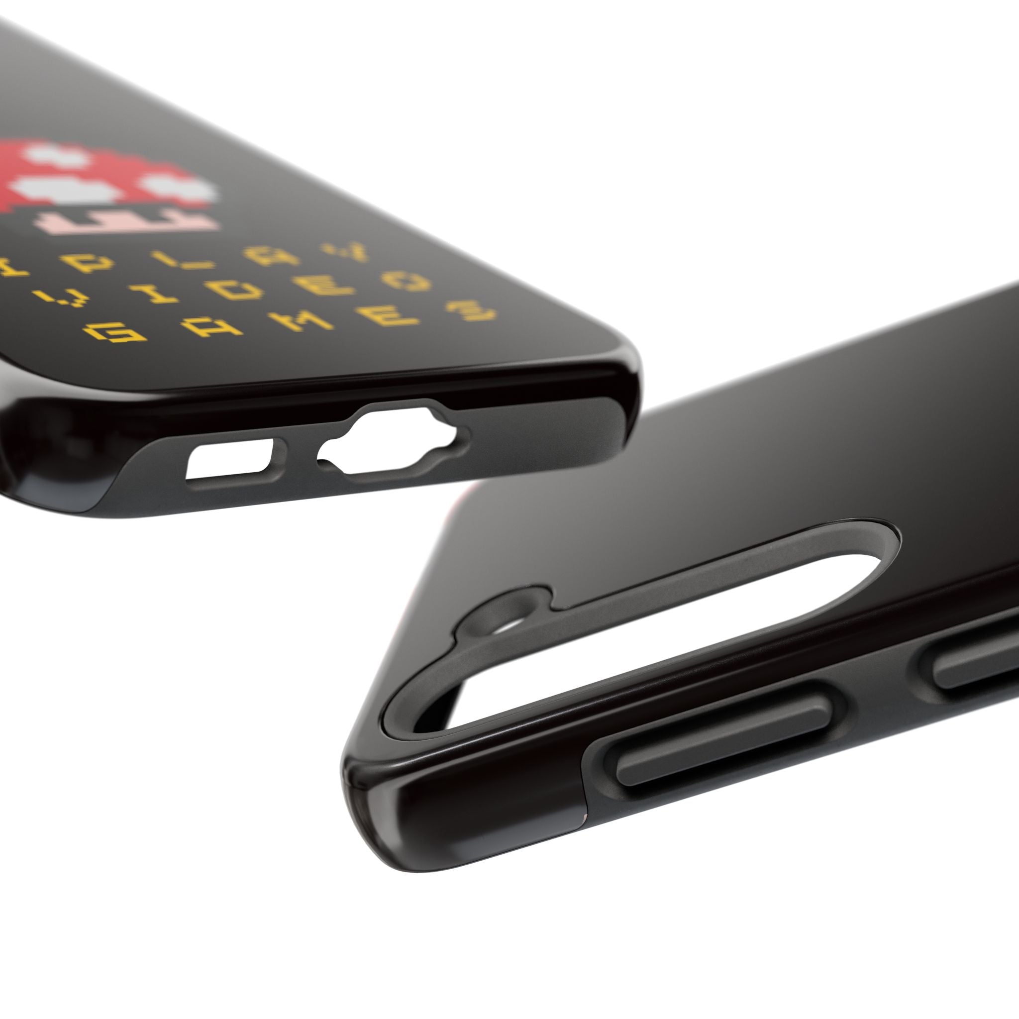 I Play Video Games Pixel Mushroom Phone Case — Tough Protective Gamer Case