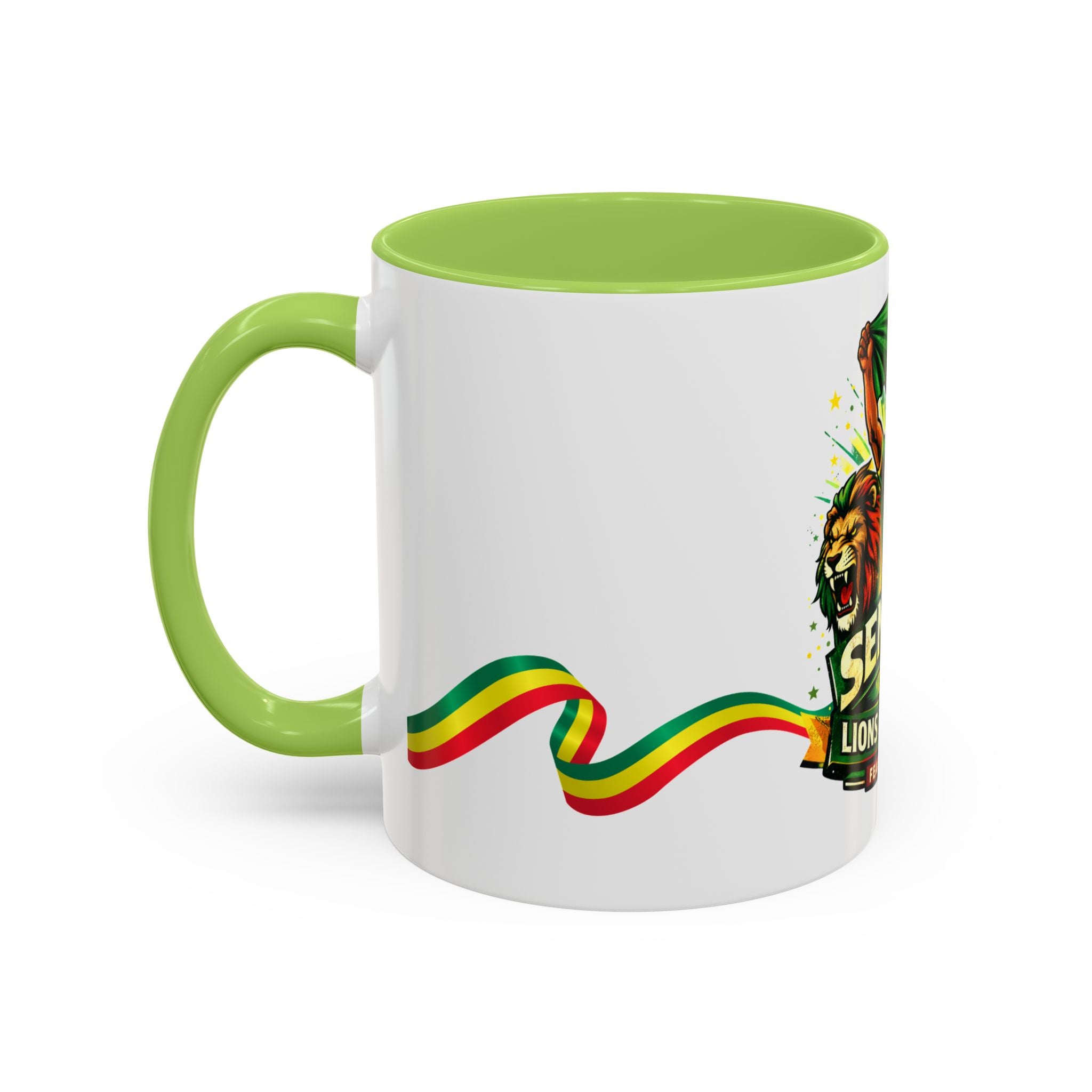 Senegal Lions of Teranga Coffee Mug – 11/15oz Accent Mug (Fear The Lions)