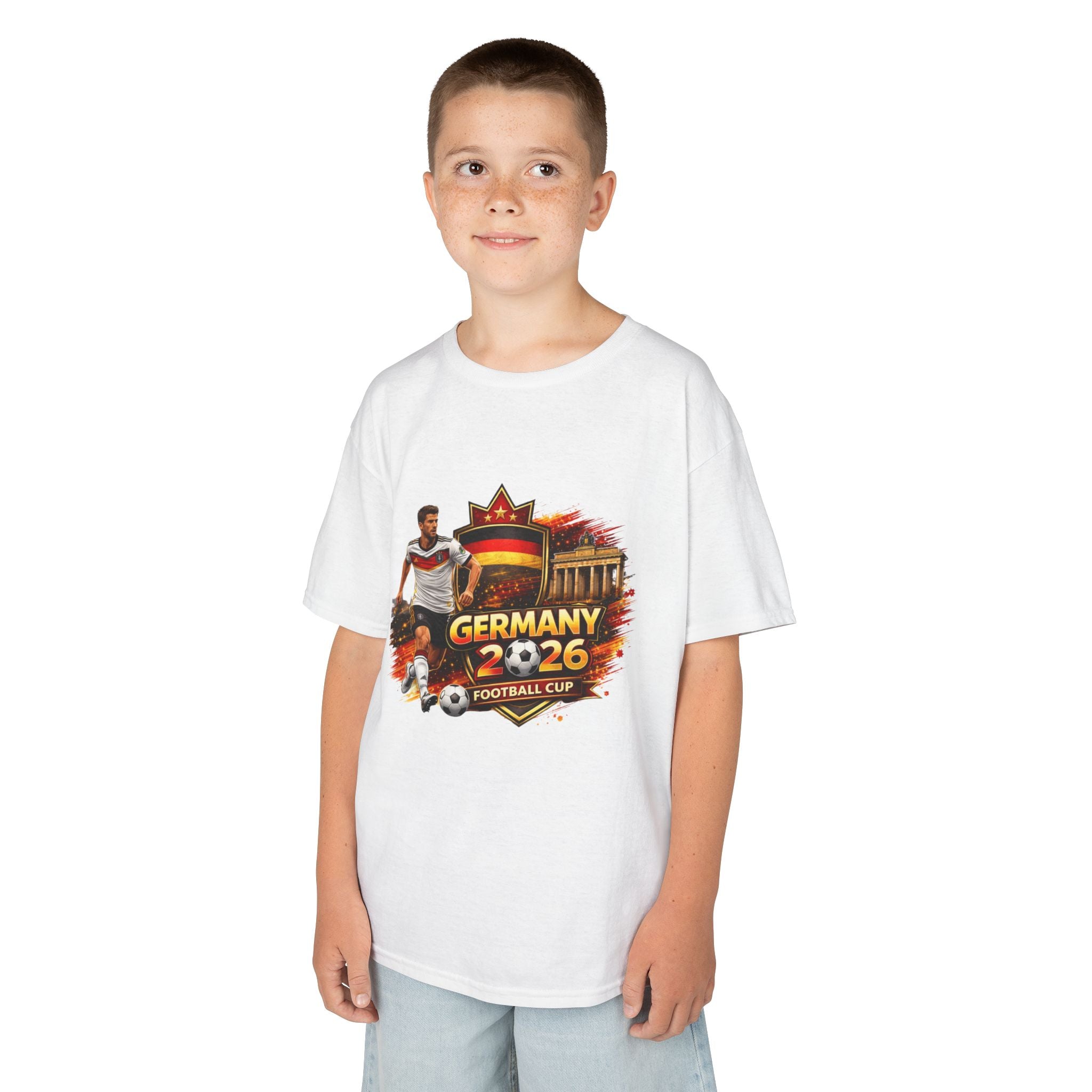 Germany 2026 Kids Soccer T‑Shirt — Cup Football Fan Tee