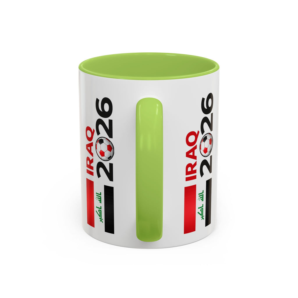 Iraq 2026 Accent Coffee Mug — Arabic Pride Flag Design