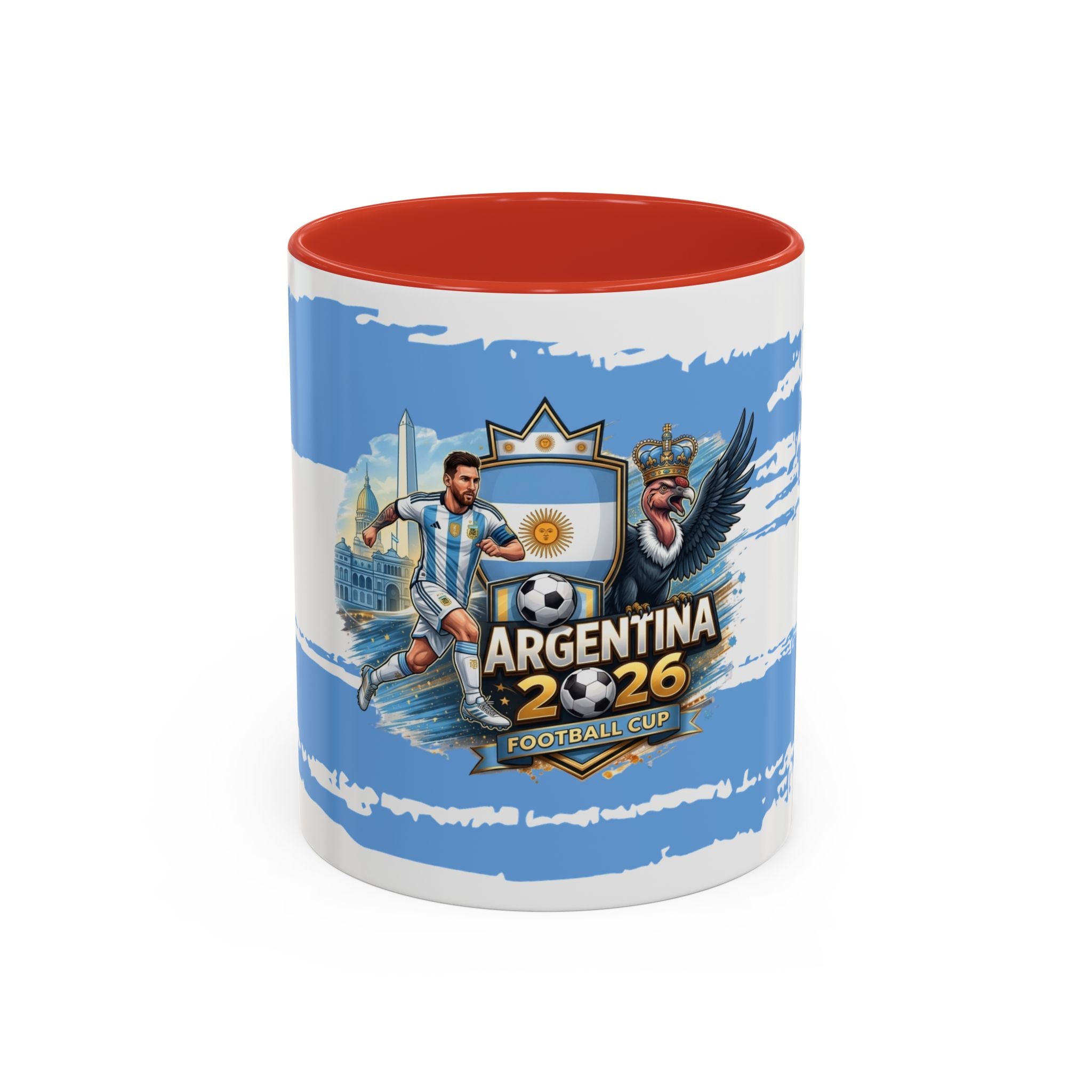 Argentina 2026 Football Cup Coffee Mug — Soccer Fan Gift (11/15oz)