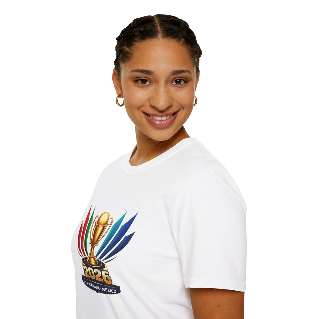 2026 World Cup Soccer T-Shirt — USA Canada Mexico Tournament Tee