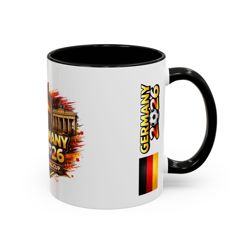 Germany 2026 Football Cup Coffee Mug – Soccer Fan Germany 2026 Accent Mug