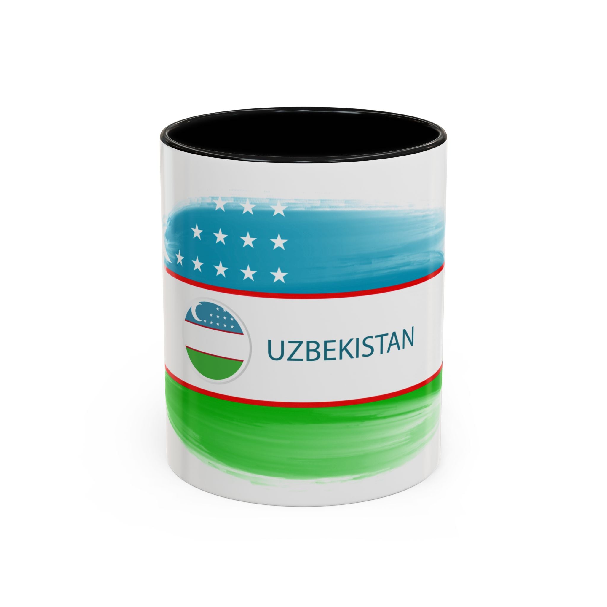 Uzbekistan Accent Coffee Mug (11, 15oz)