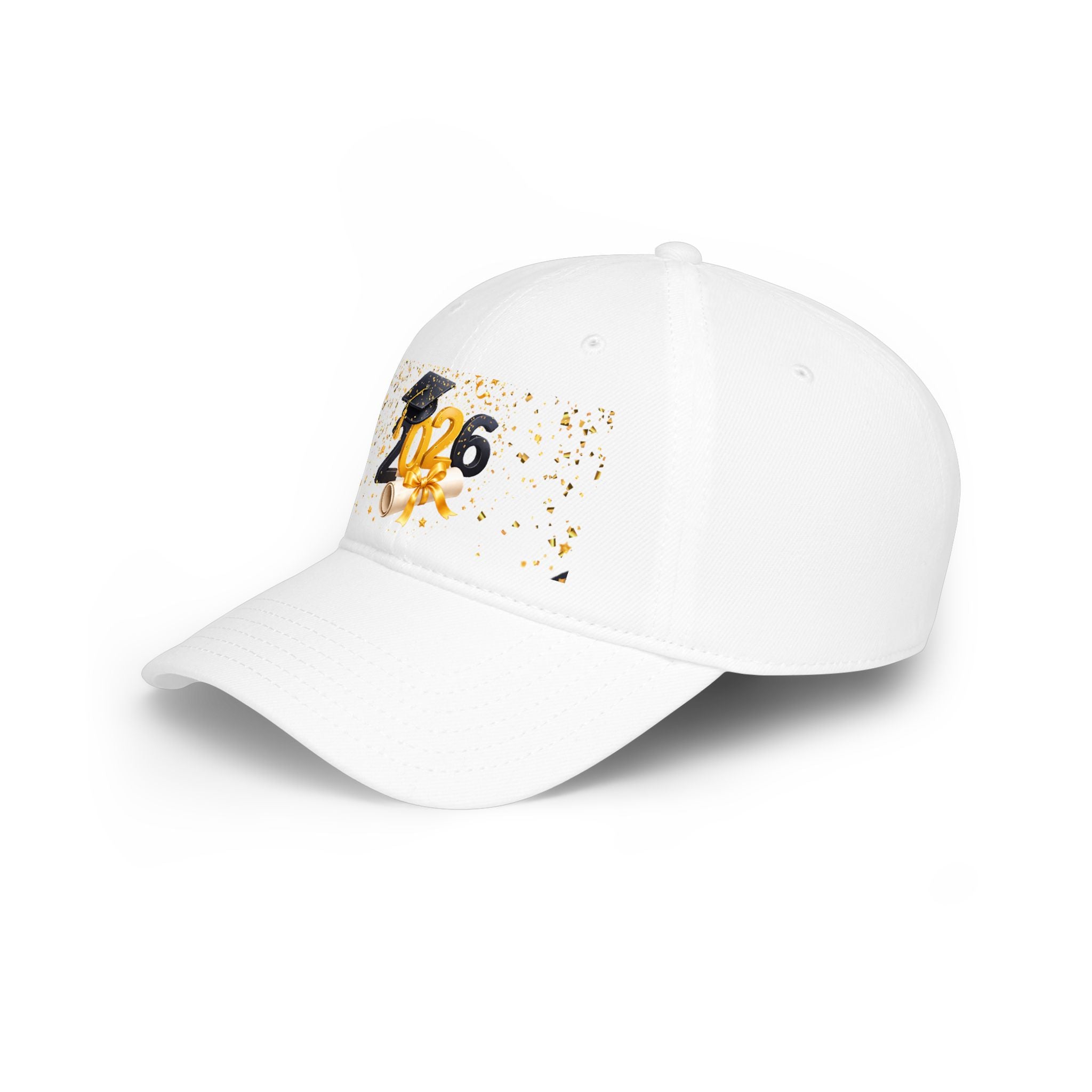 2026 Graduation Cap Hat — Class of 2026 Low Profile Baseball Cap
