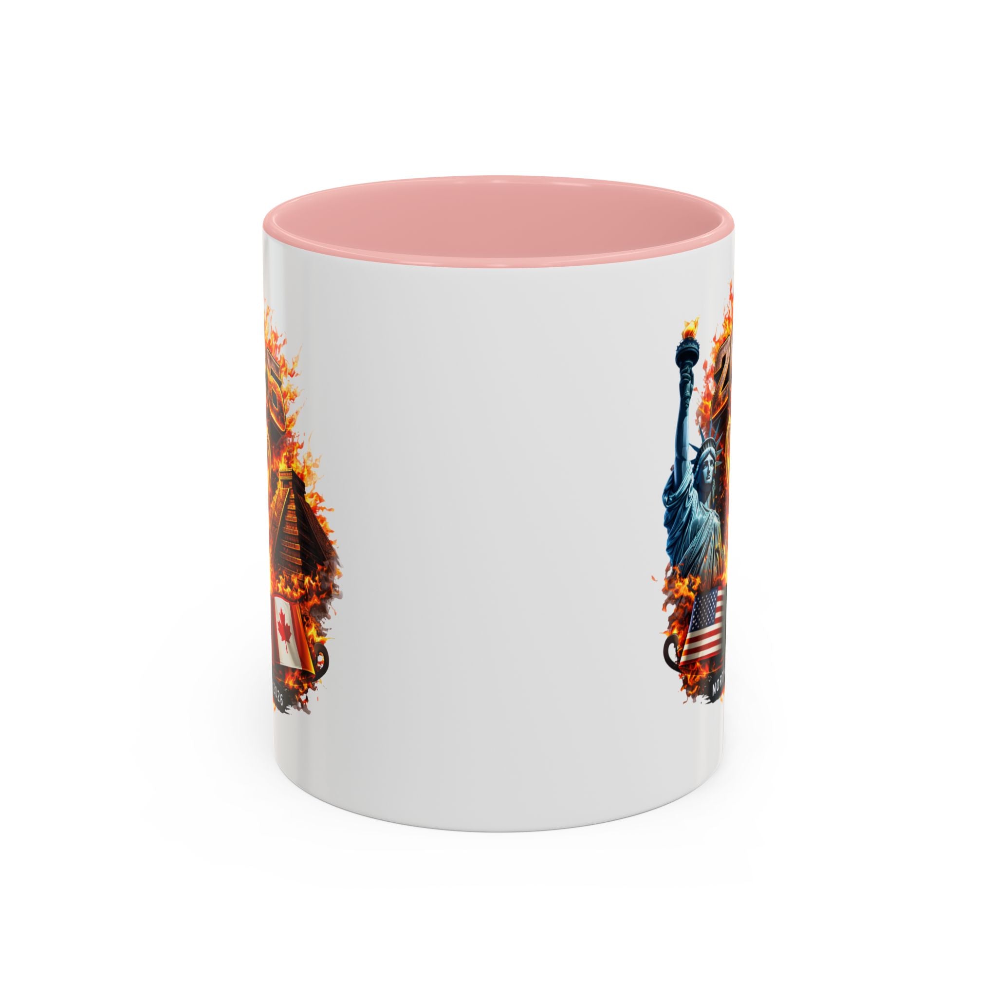 2026 North America Championship Coffee Mug — Trophy & Flags Accent Mug
