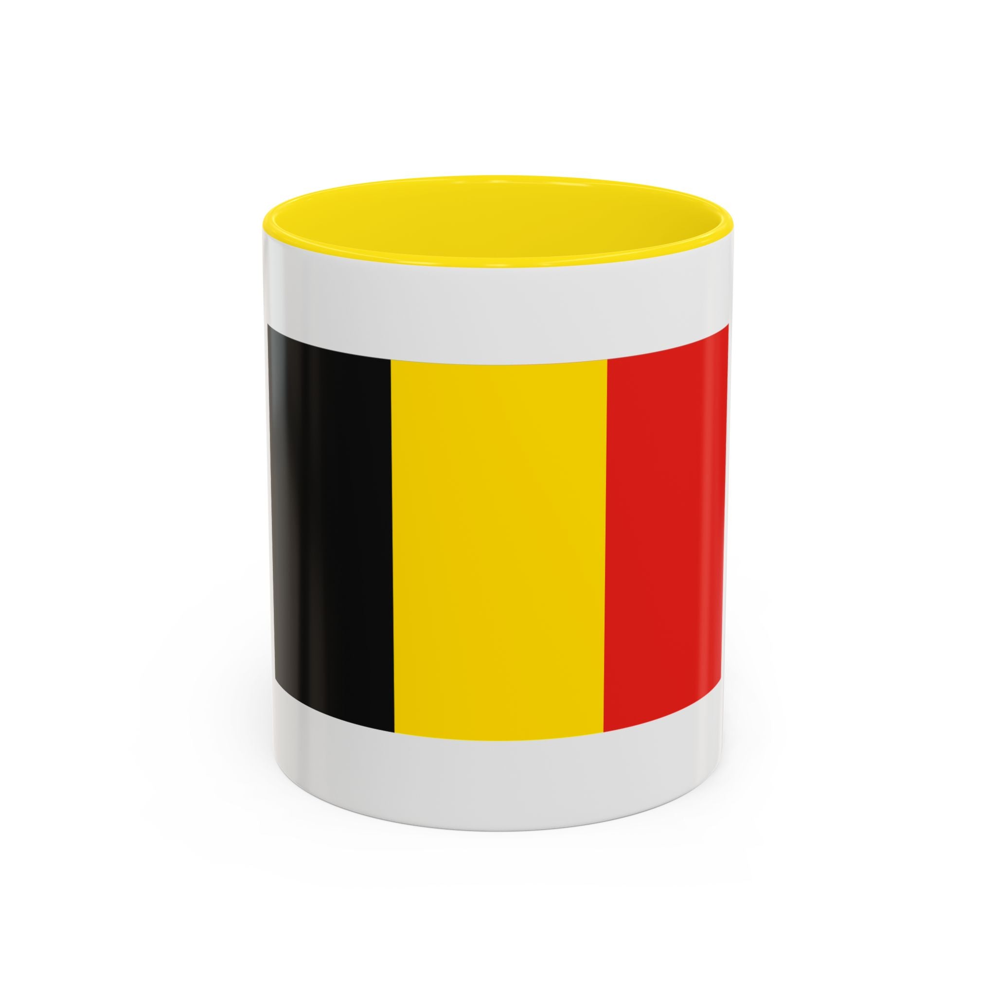 Belgium Flag Accent Coffee Mug — Belgian Pride 11/15oz