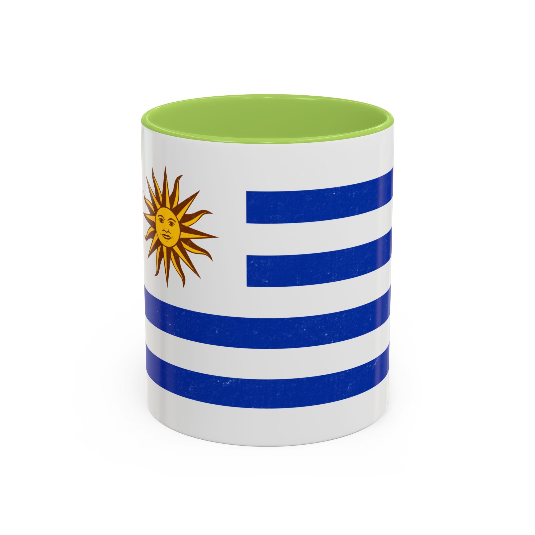 Uruguay Flag Accent Coffee Mug – Blue Stripes with Sun of May, 11oz & 15oz