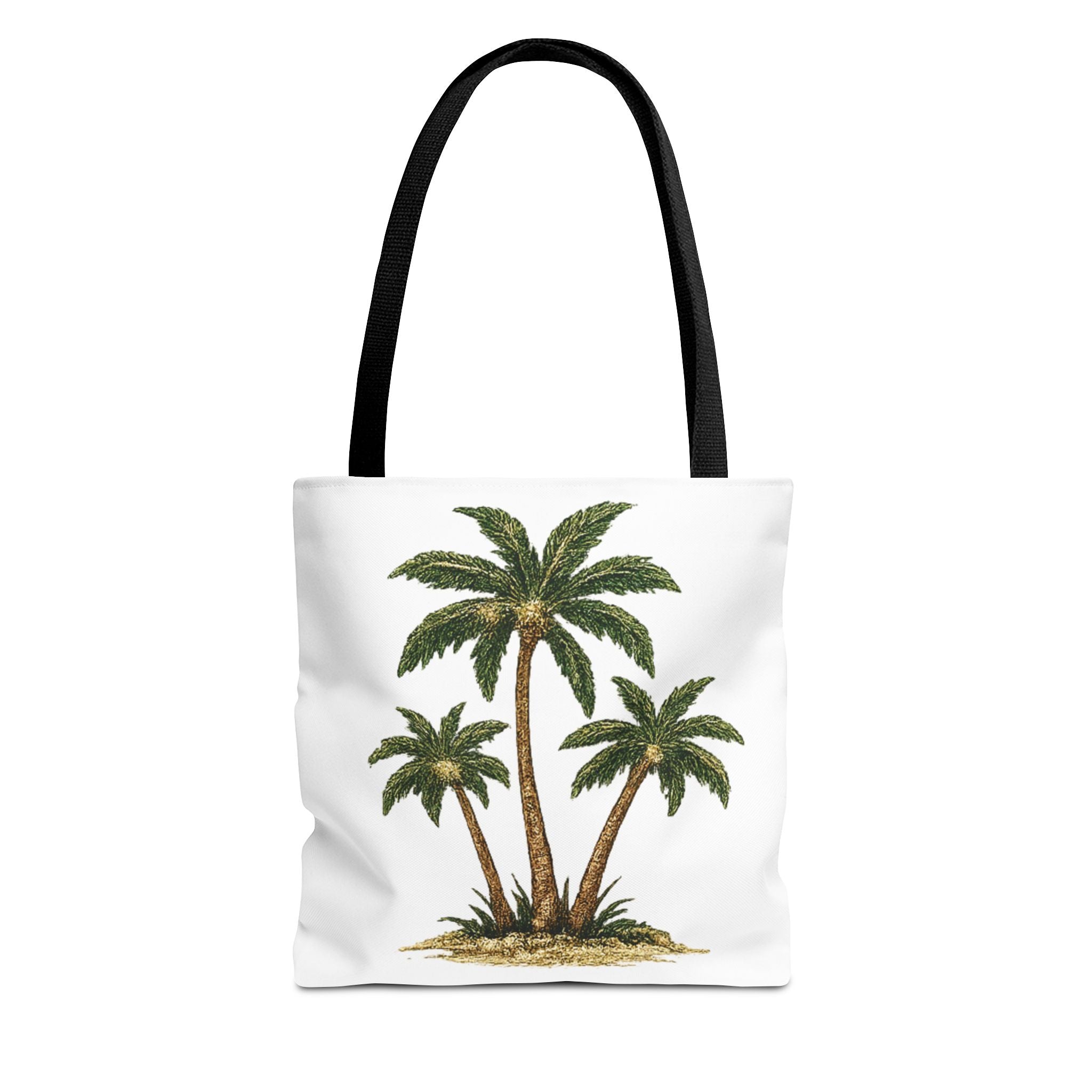 Palm Tree Tote Bag — Tropical Beach Canvas Tote for Summer, Vacation & Everyday Use
