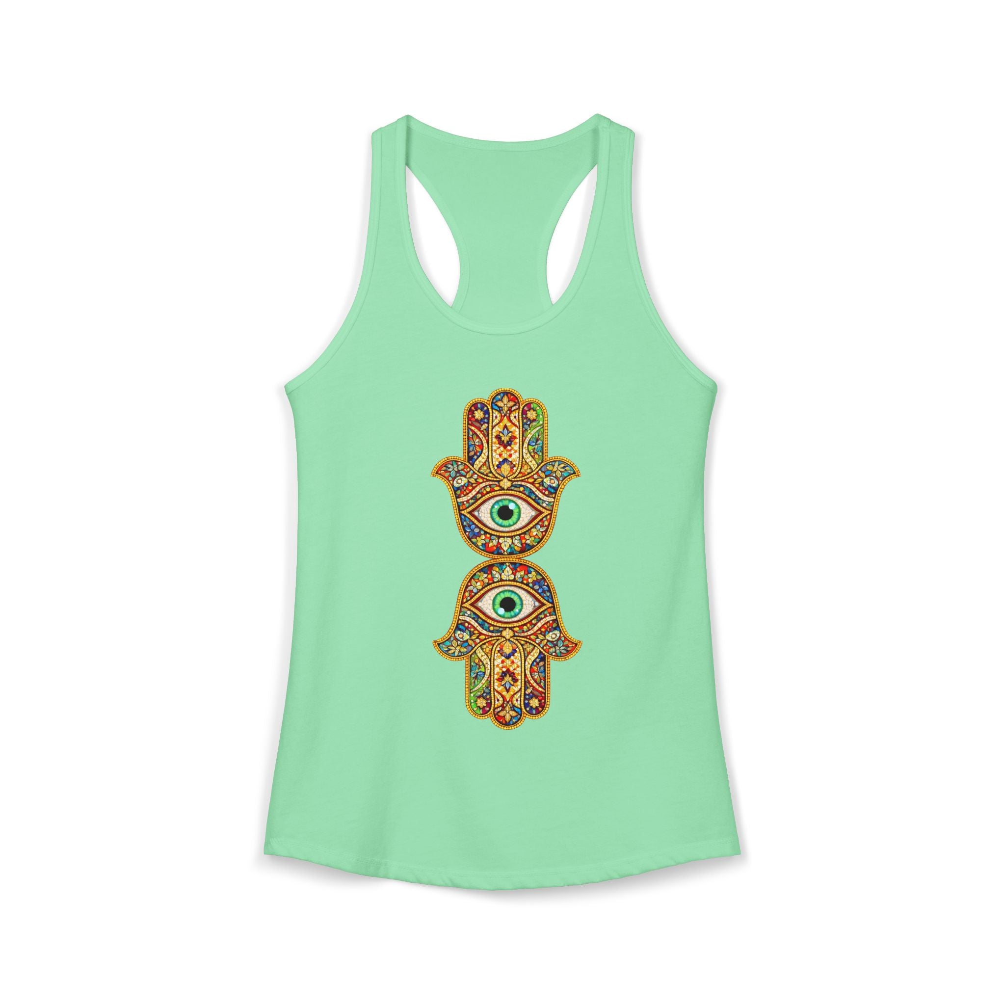 Women's Ideal Racerback Tank evil eye