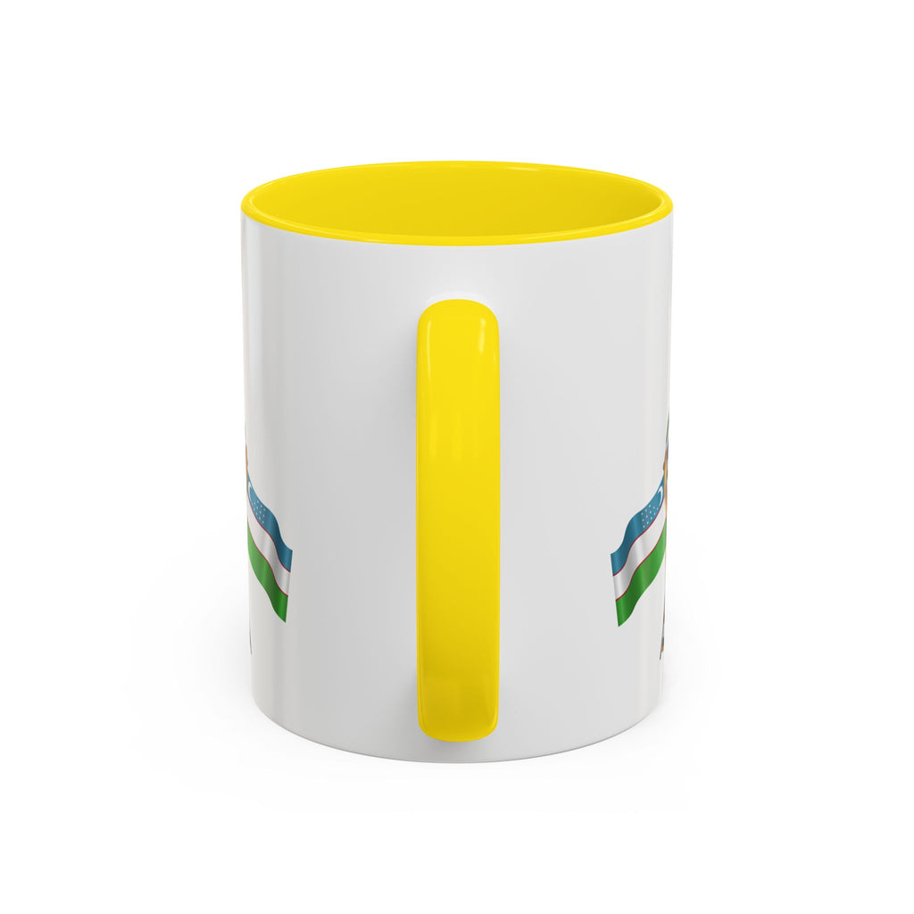 Uzbekistan Accent Coffee Mug (11, 15oz)