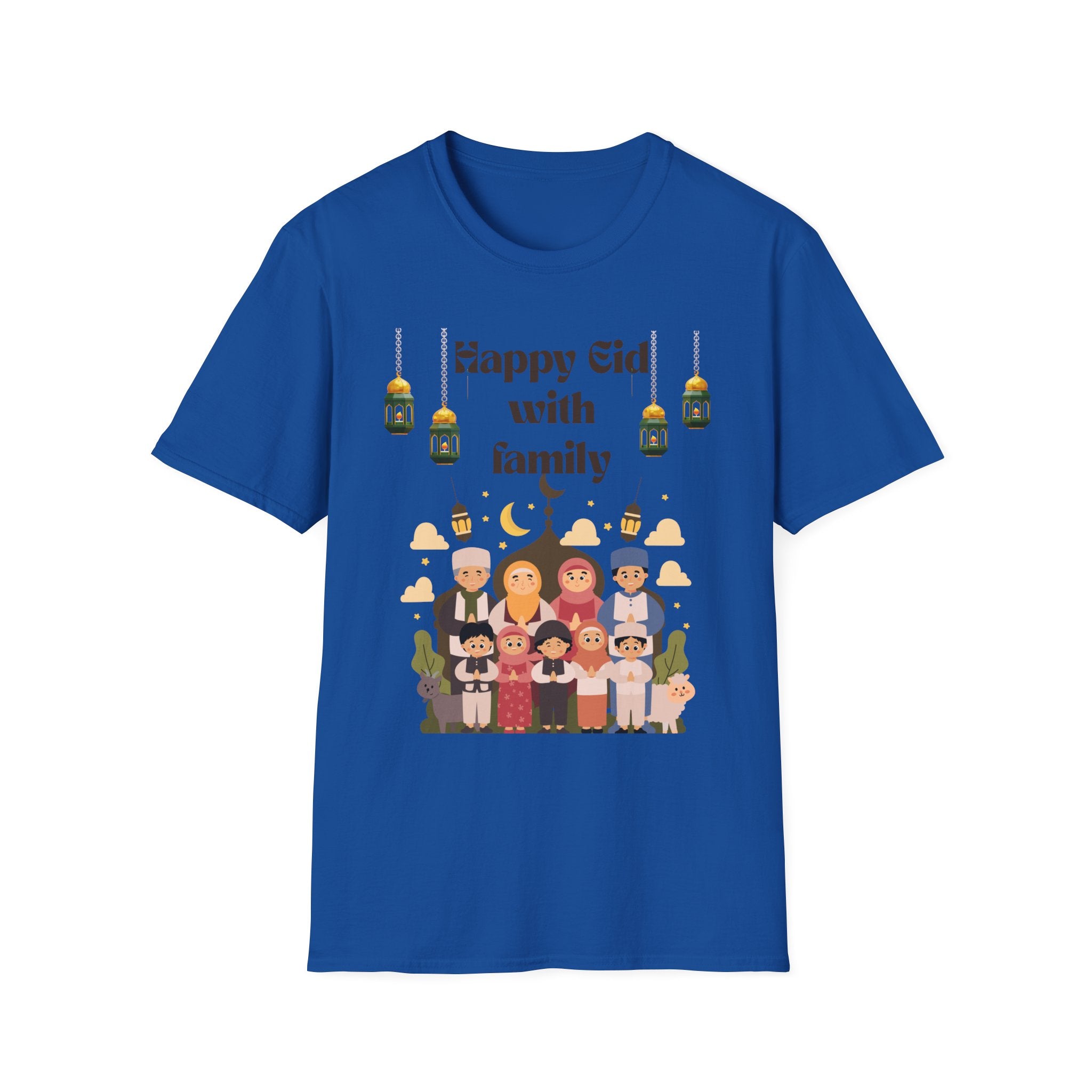 Eid with Family T-Shirt – Happy Eid Muslim Family Celebration Tee