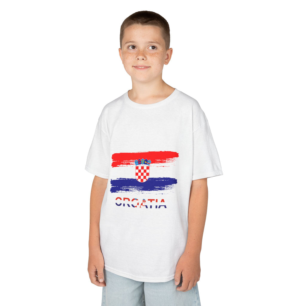 Croatia Kids Croatia Flag T-Shirt — Croatia 2026 Soccer Fan Tee