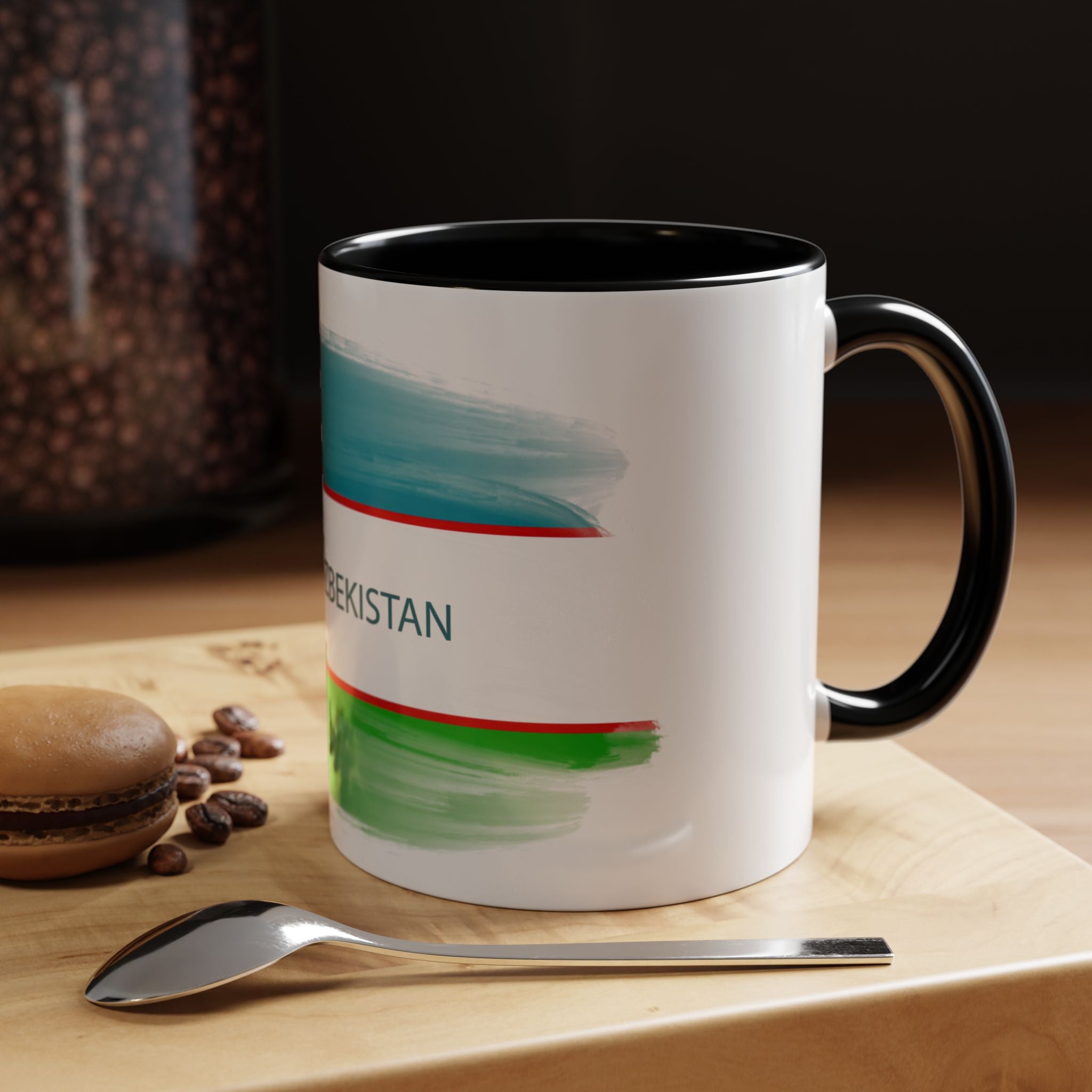 Uzbekistan Accent Coffee Mug (11, 15oz)