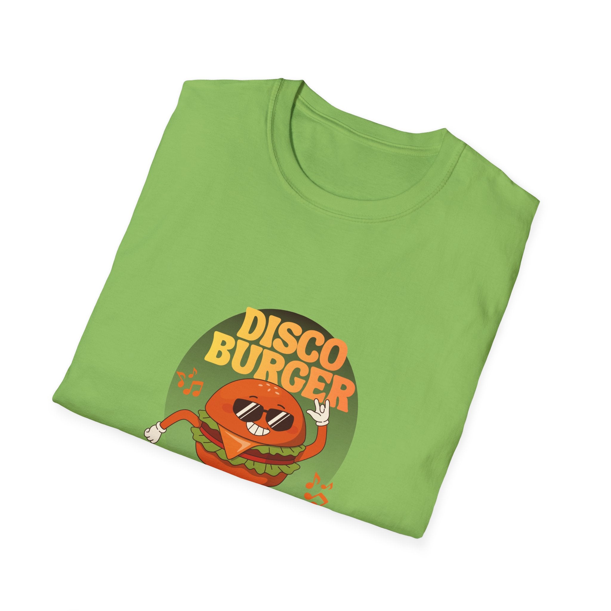 Disco Burger T-Shirt — Retro Dancing Burger Graphic Tee