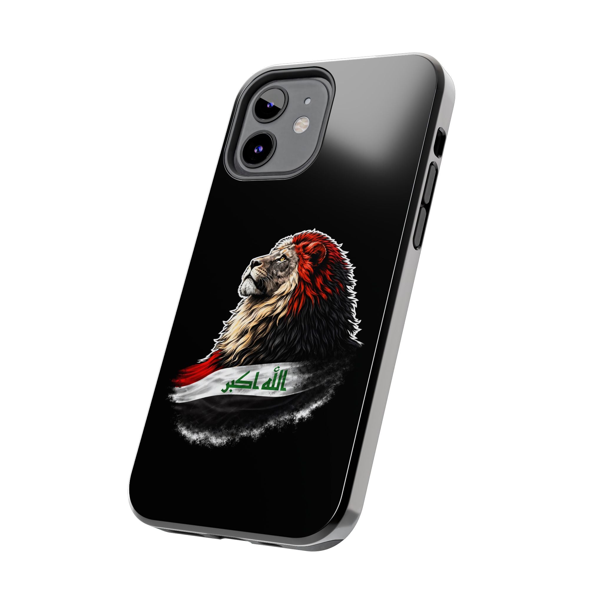 Iraq Lion Tough Phone Case — Protective iPhone Case with Iraqi Flag Design