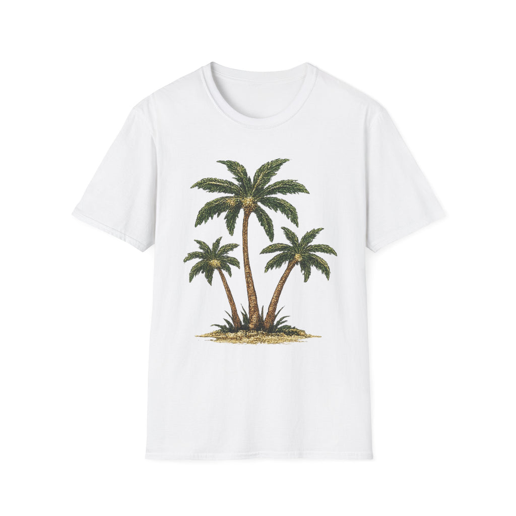 Palm Trees Graphic T-Shirt — Tropical Beach Vibe Tee