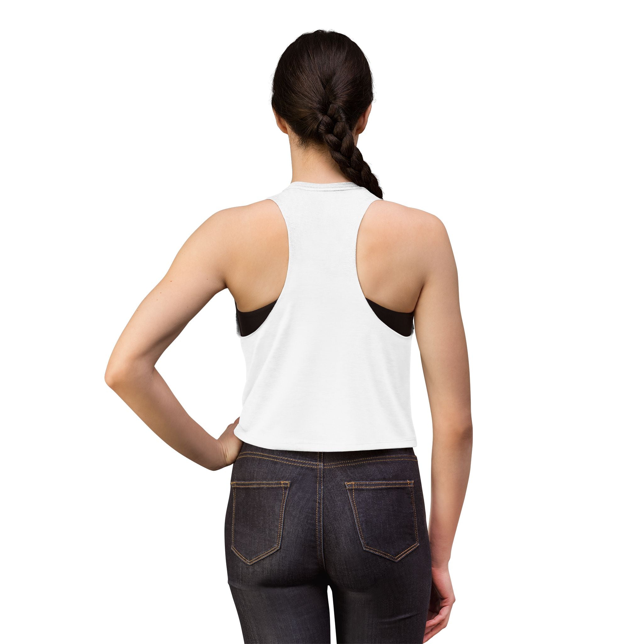 Cold Brew Crop Top — "Sippin' On Sass & Cold Brew" Coffee Graphic Tank