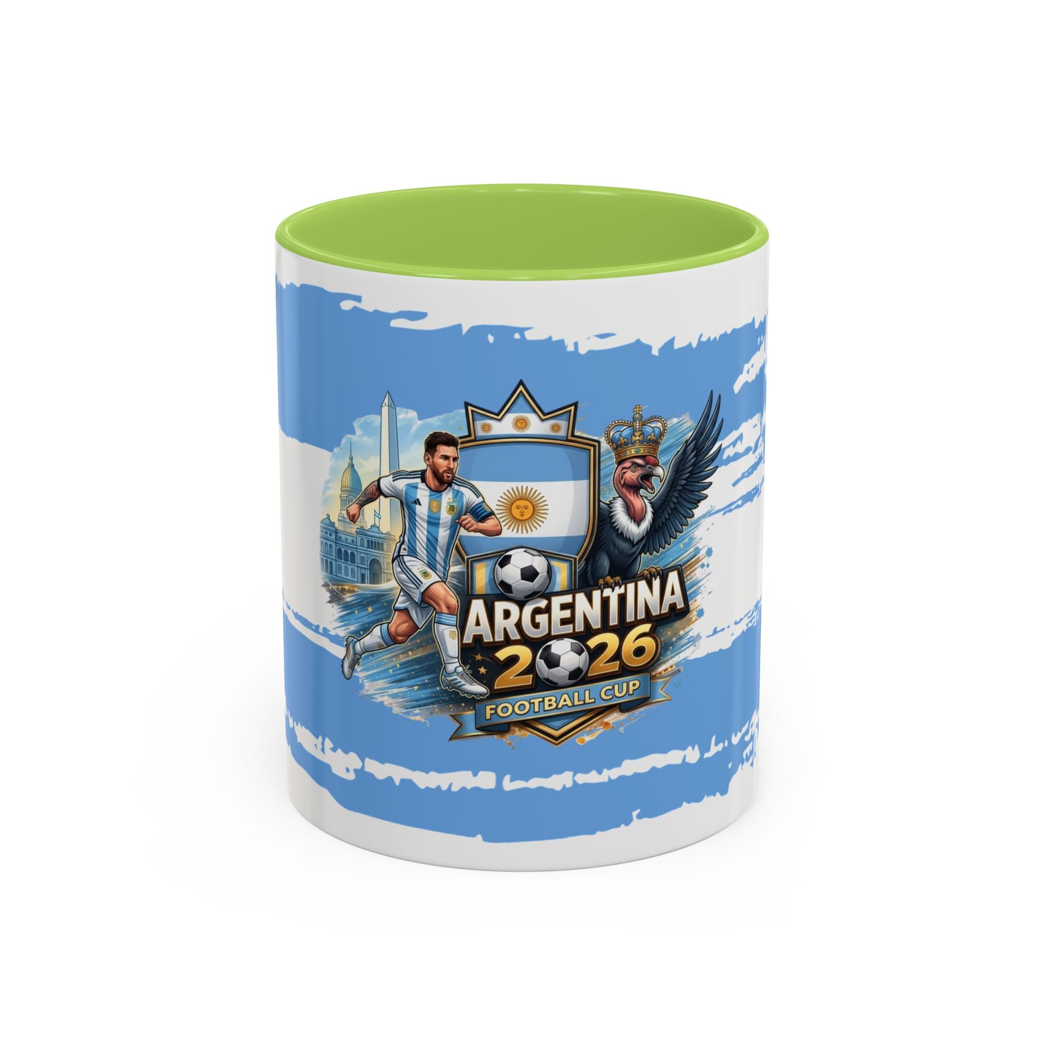 Argentina 2026 Football Cup Coffee Mug — Soccer Fan Gift (11/15oz)