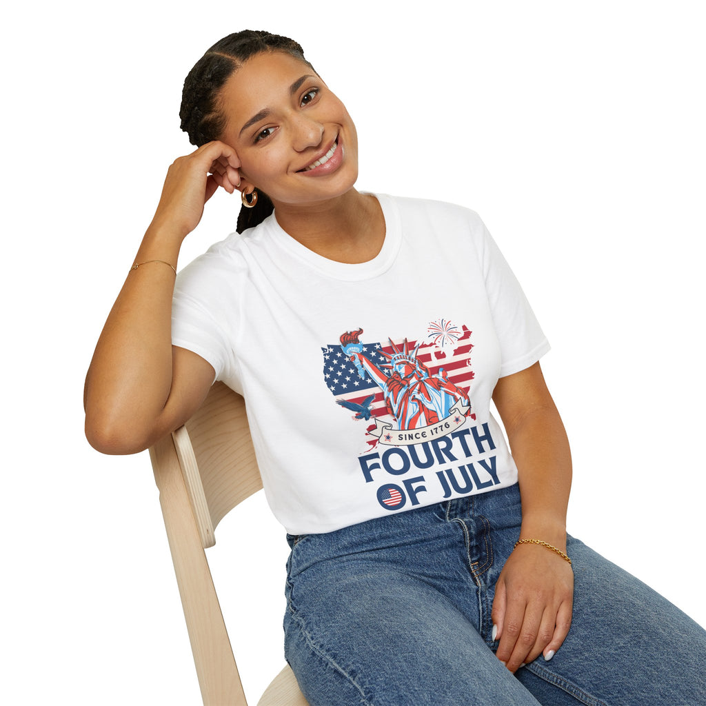 Fourth of July USA Flag T-Shirt