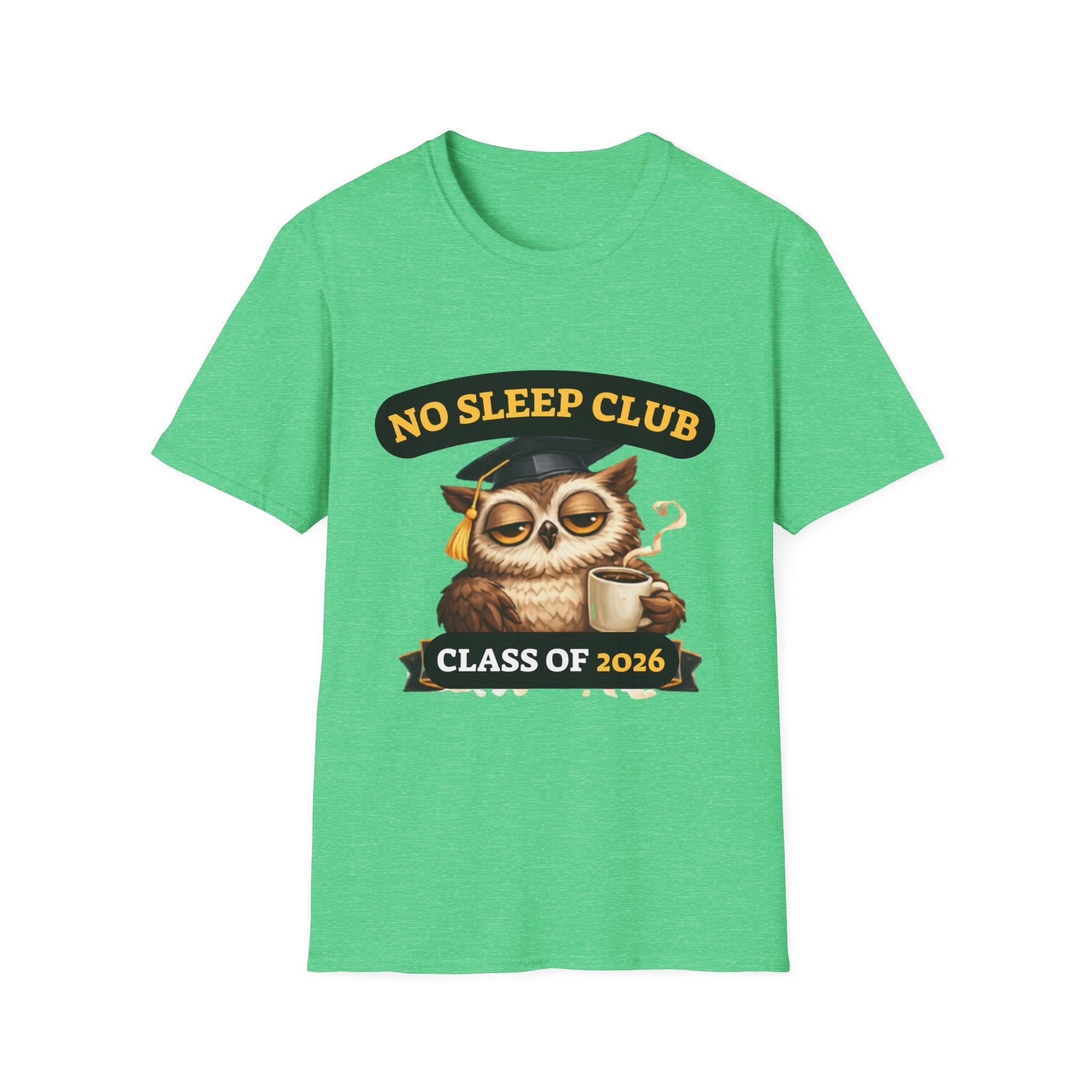 No Sleep Club Class of 2026 T-Shirt — Graduation Owl Tee
