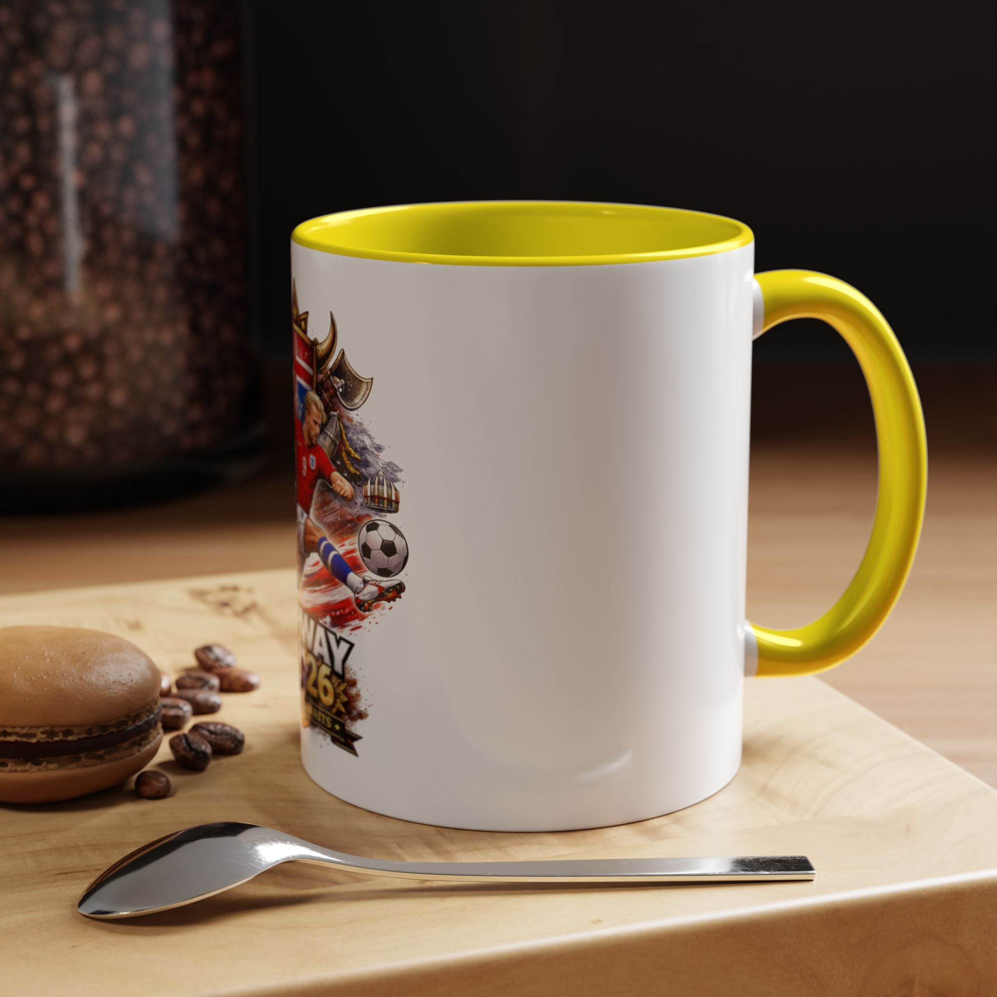 Norway 2026 Soccer Mug – Valhalla Awaits Football Fan Coffee Cup